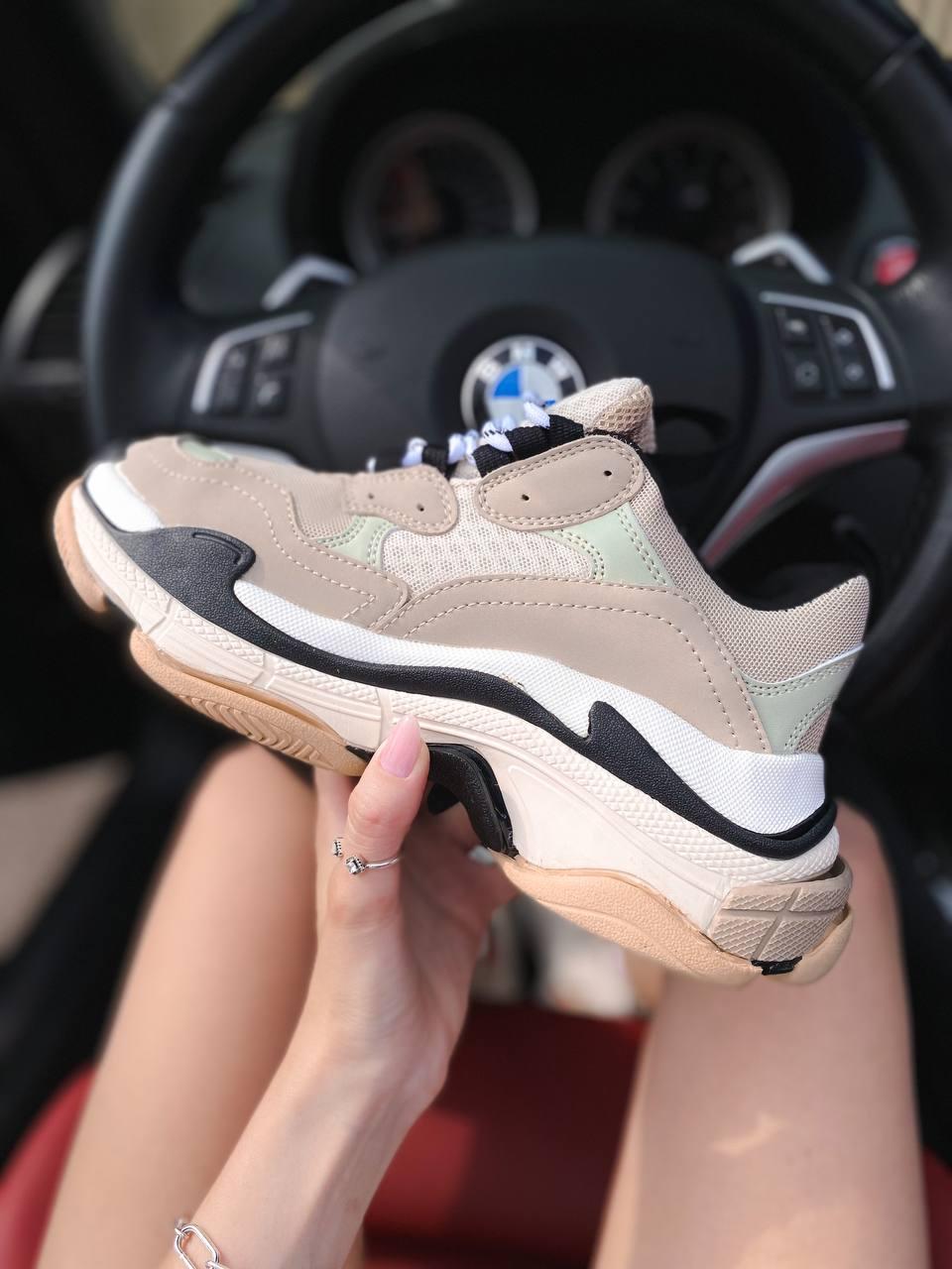 Balenciaga Triple S V1 Beige Black White v2