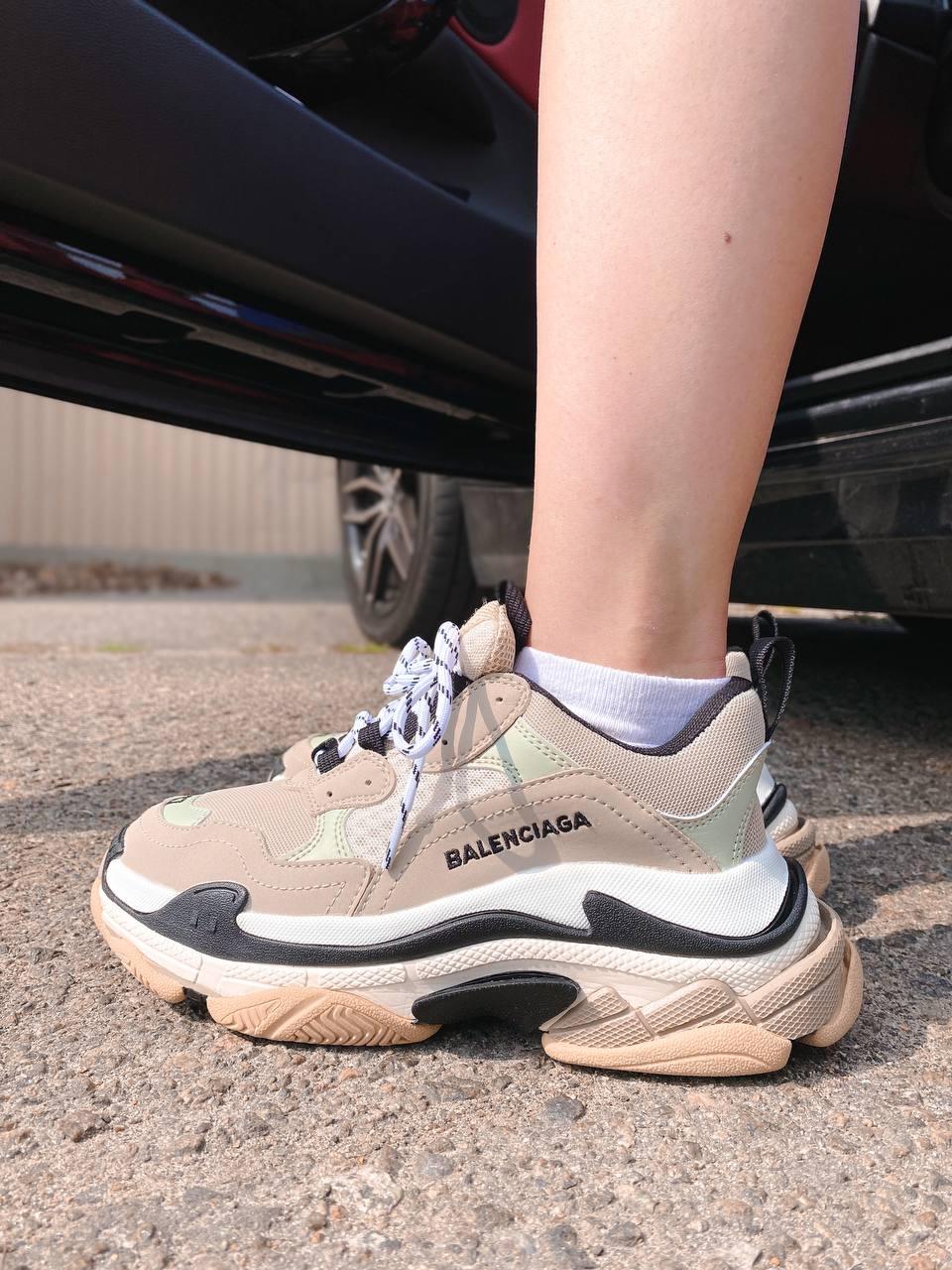 Balenciaga Triple S V1 Beige Black White v2