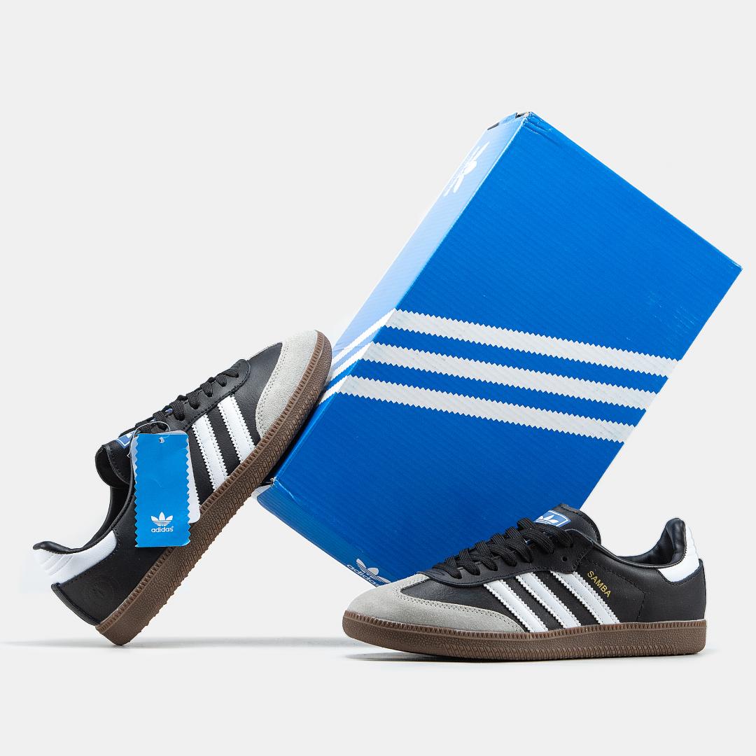 Adidas Samba Vegan Black White Grey