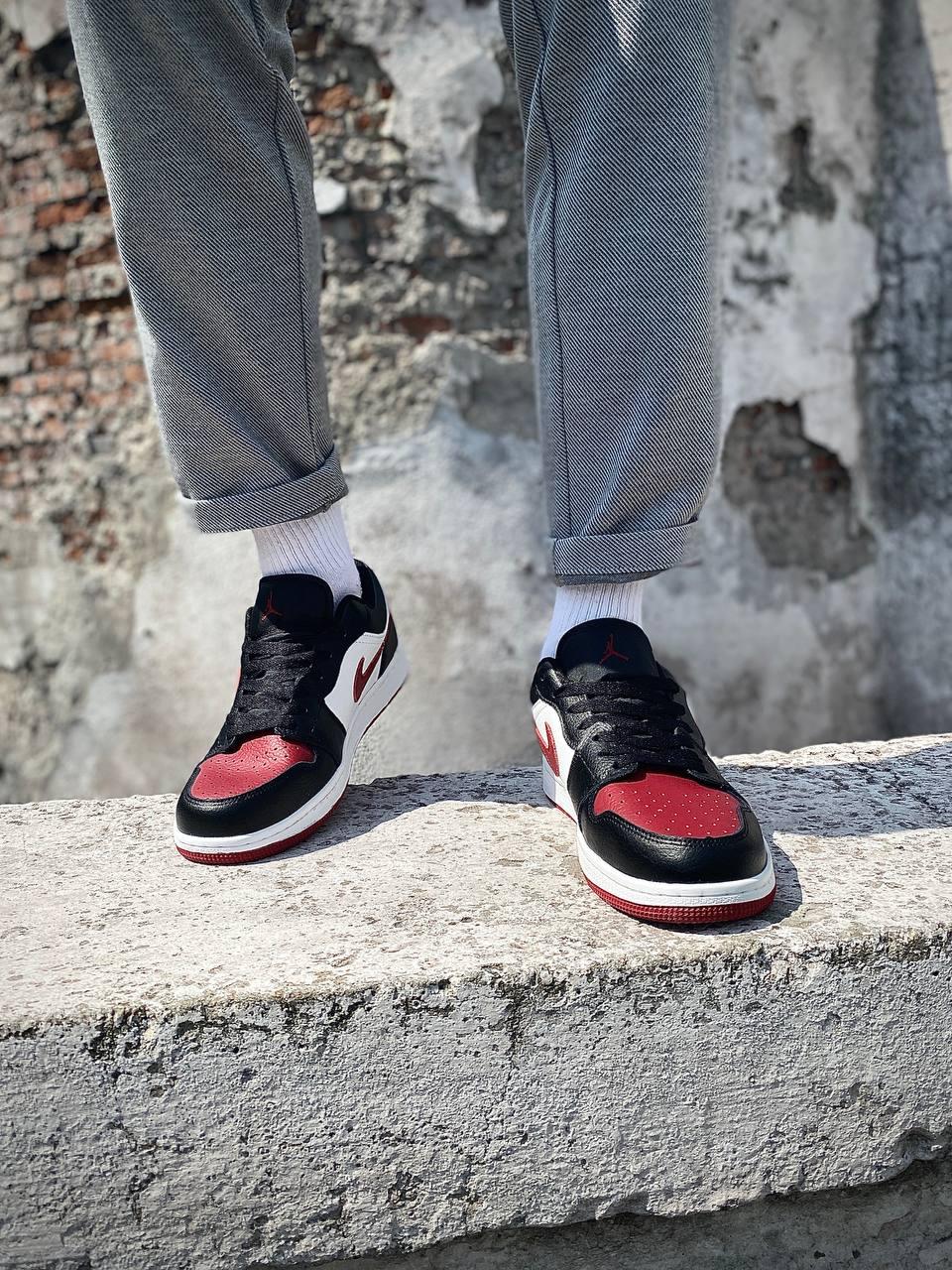 Nike Air Jordan 1 Retro Low Black Burgundy