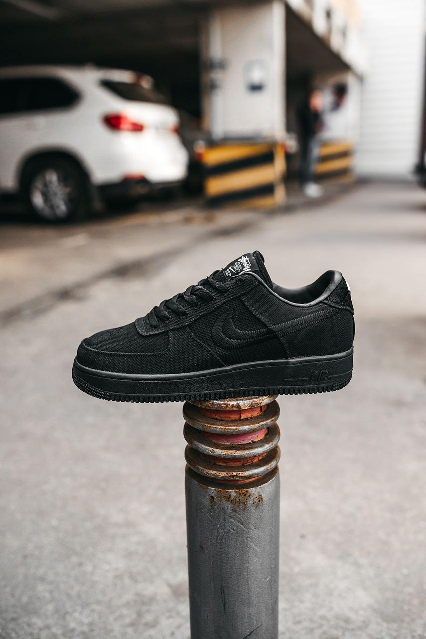 Nike Air Force 1 Black x Stussy