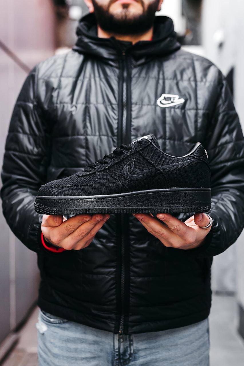 Nike Air Force 1 Black x Stussy