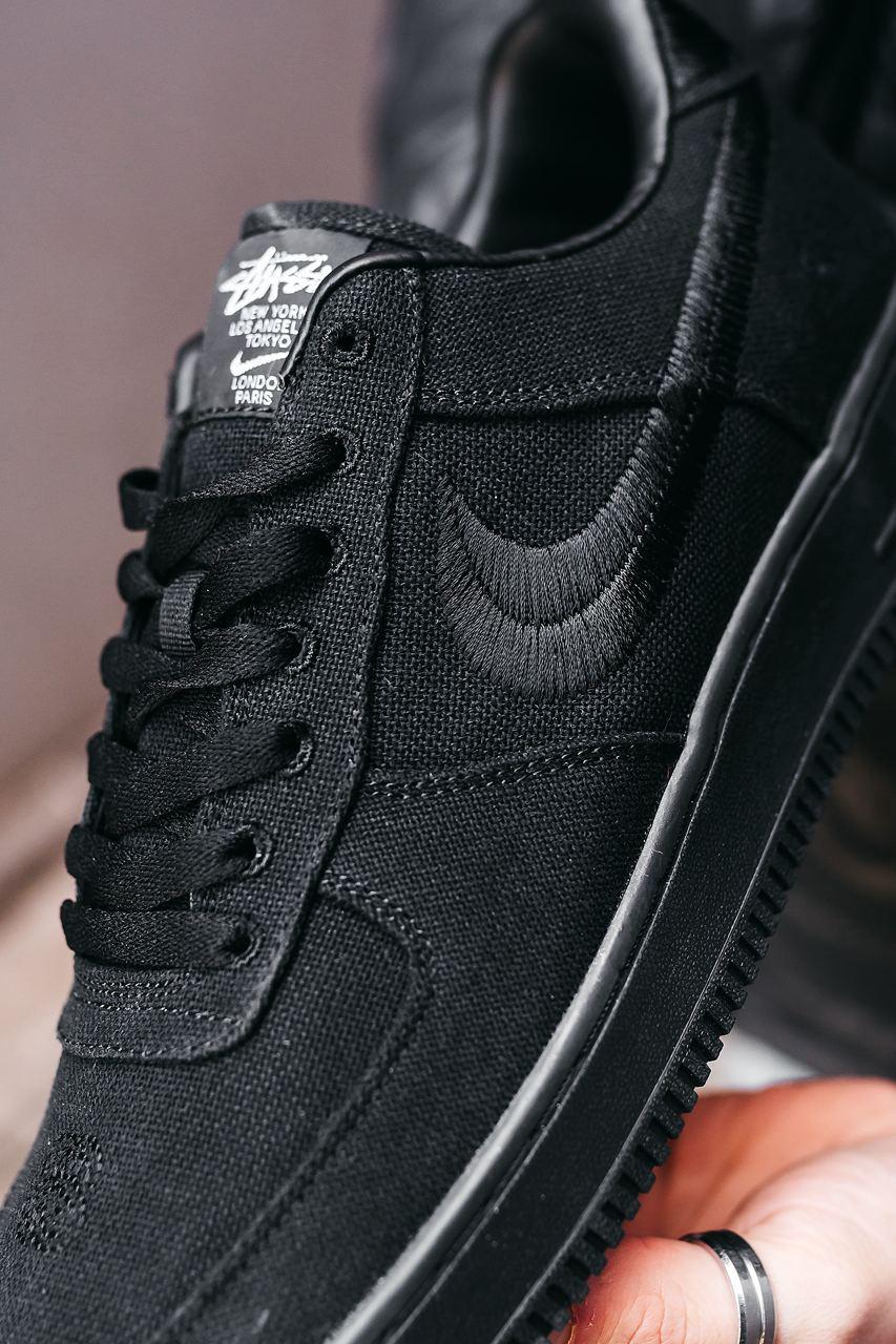 Nike Air Force 1 Black x Stussy