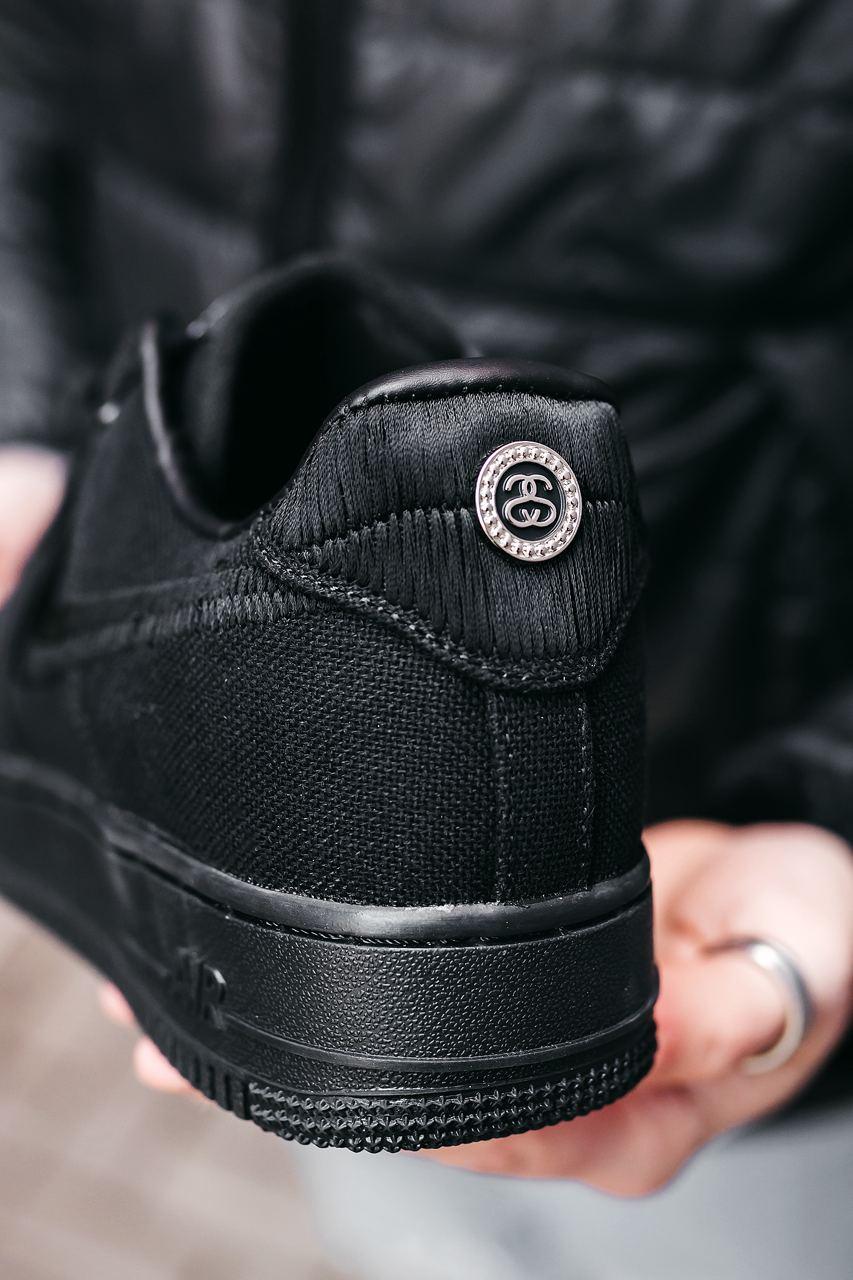 Nike Air Force 1 Black x Stussy