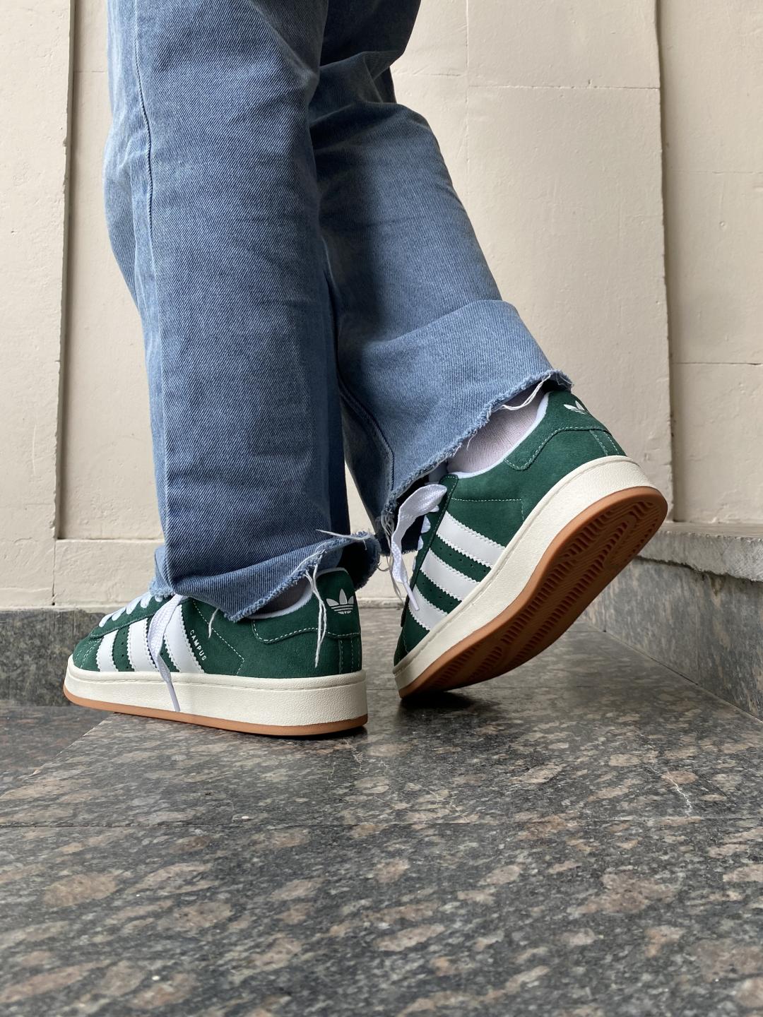 Adidas Campus 00s Dark Green Cloud White