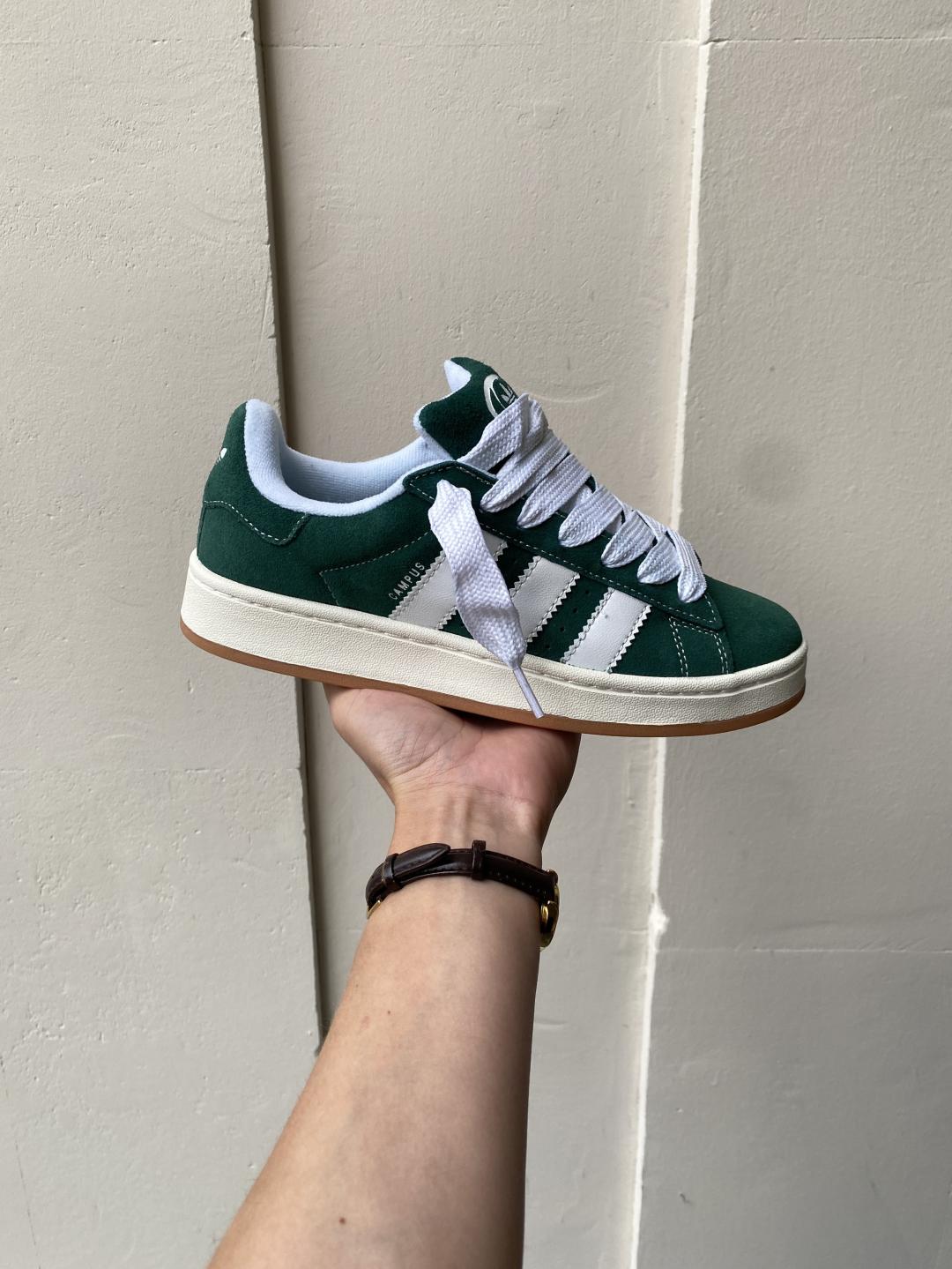 Adidas Campus 00s Dark Green Cloud White