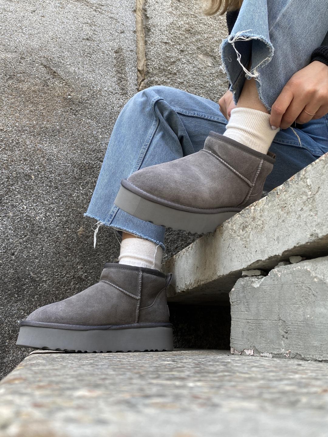 Ugg Classic Ultra Mini Platform Grey