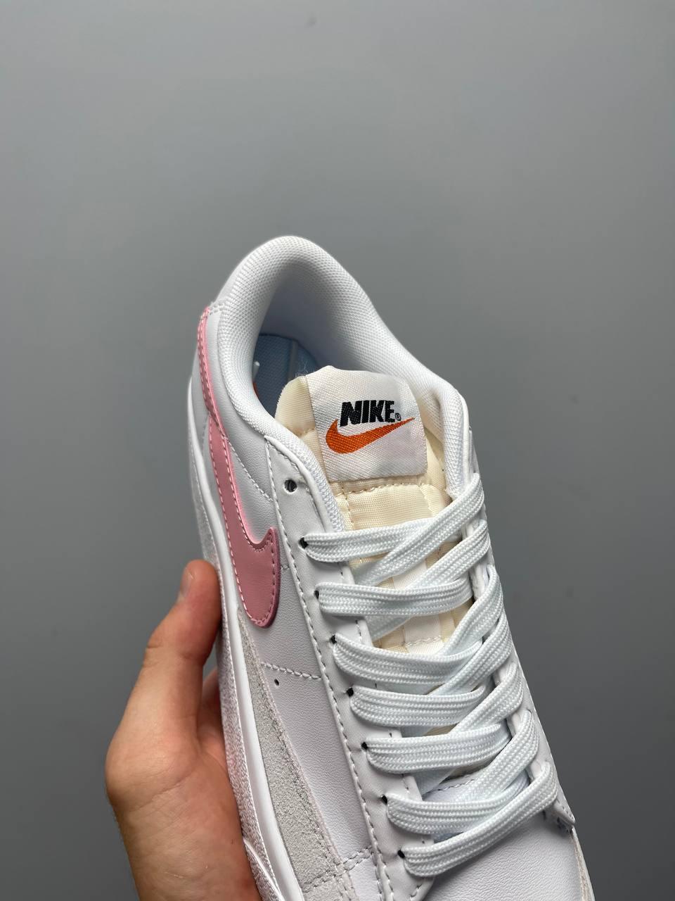 Nike Blazer Low Platform White Pink Glaze v2