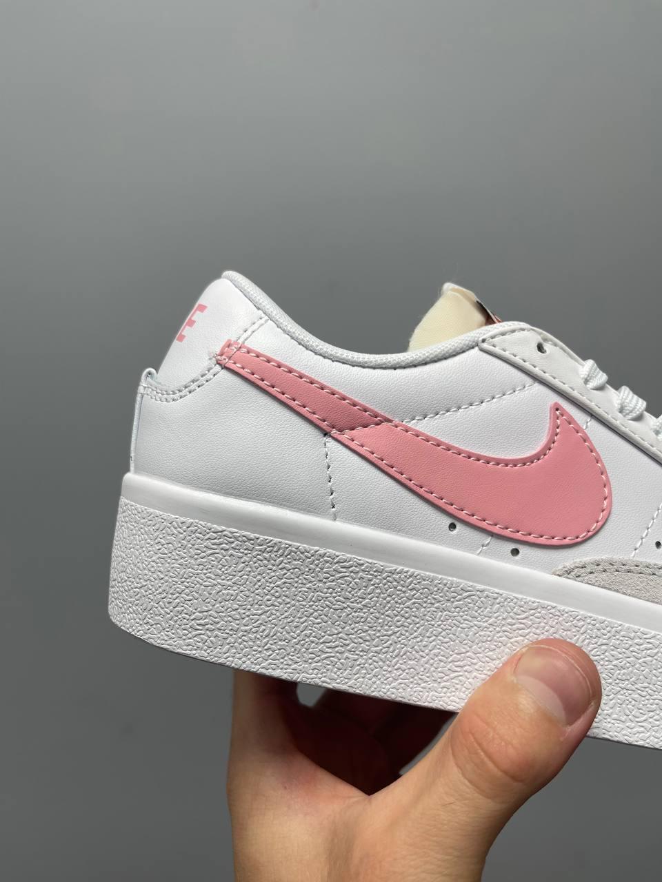 Nike Blazer Low Platform White Pink Glaze v2