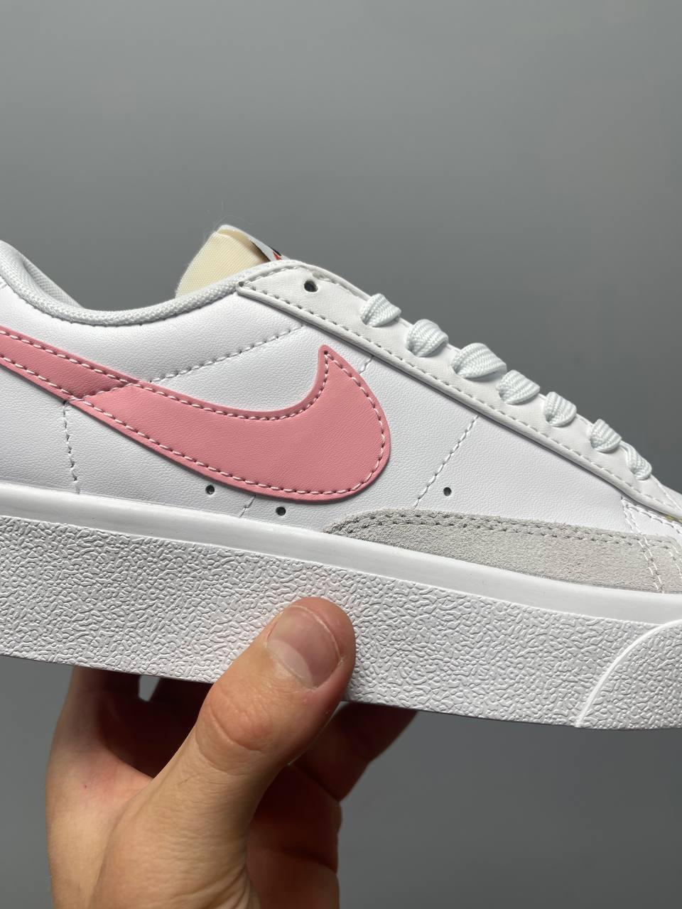 Nike Blazer Low Platform White Pink Glaze v2