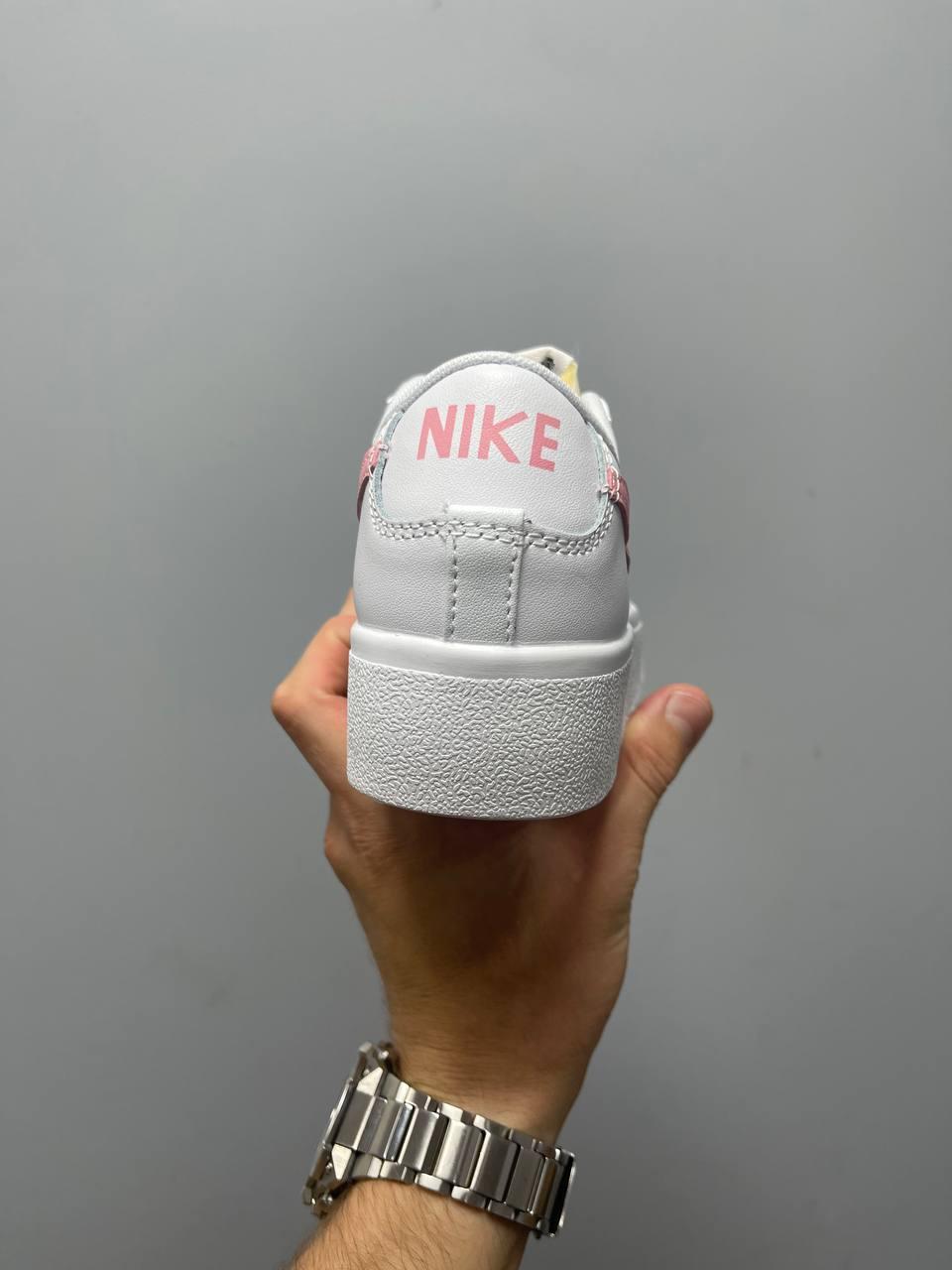 Nike Blazer Low Platform White Pink Glaze v2