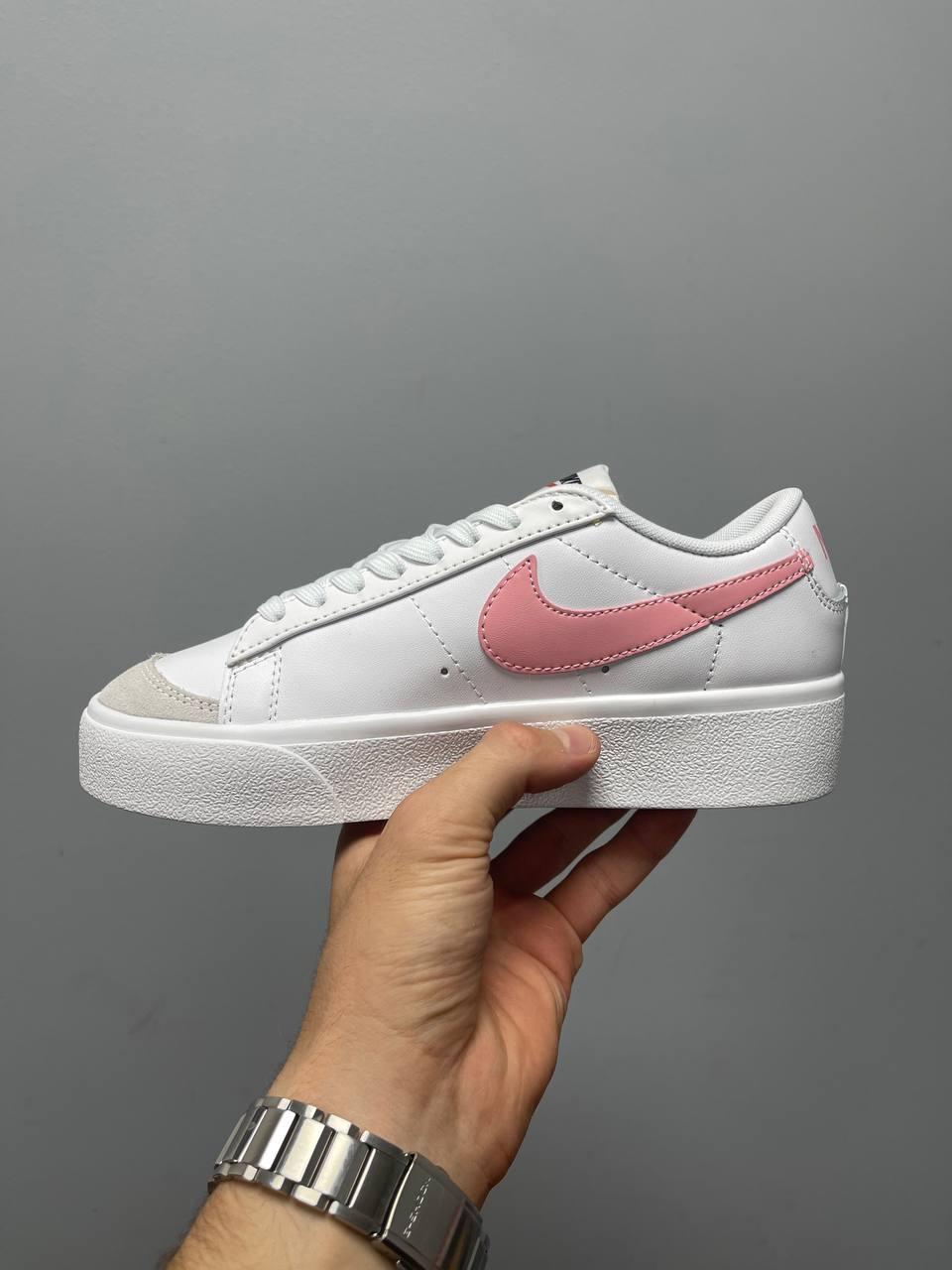 Nike Blazer Low Platform White Pink Glaze v2