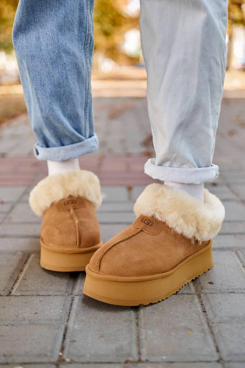 Ugg Coquette Ultra Mini Platform Chestnut Fur