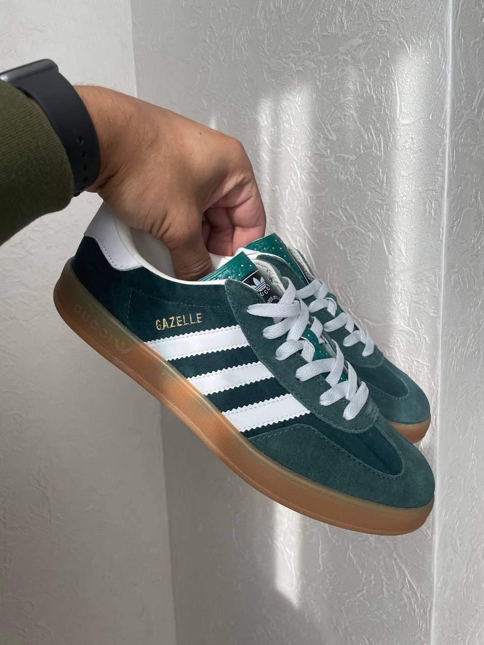 Adidas Gazelle x Gucci Green