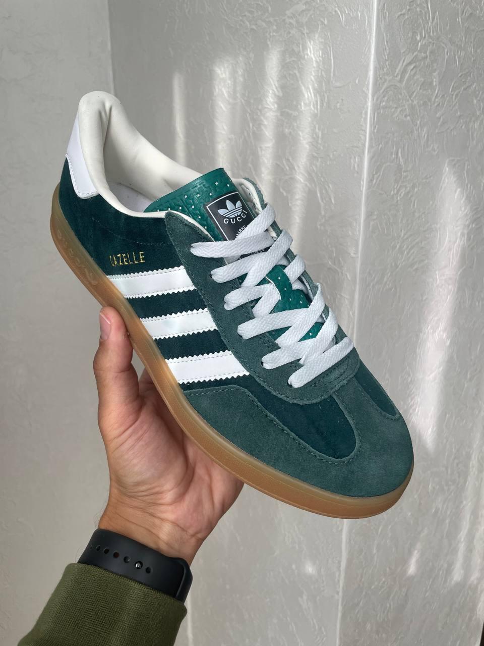 Adidas Gazelle x Gucci Green