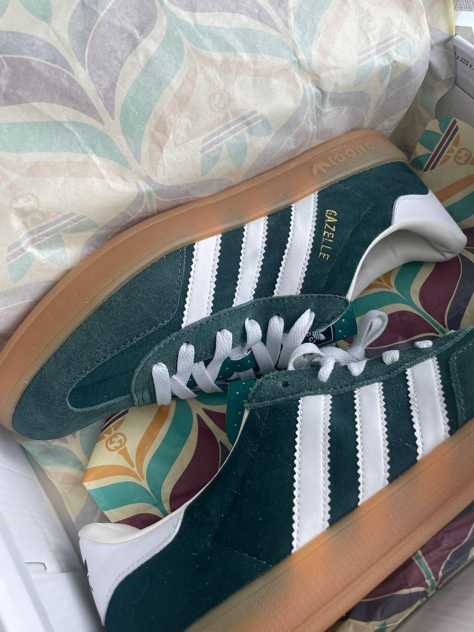 Adidas Gazelle x Gucci Green