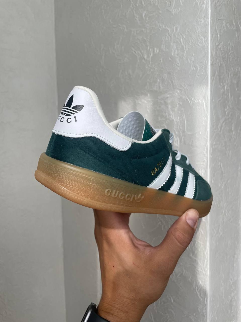 Adidas Gazelle x Gucci Green