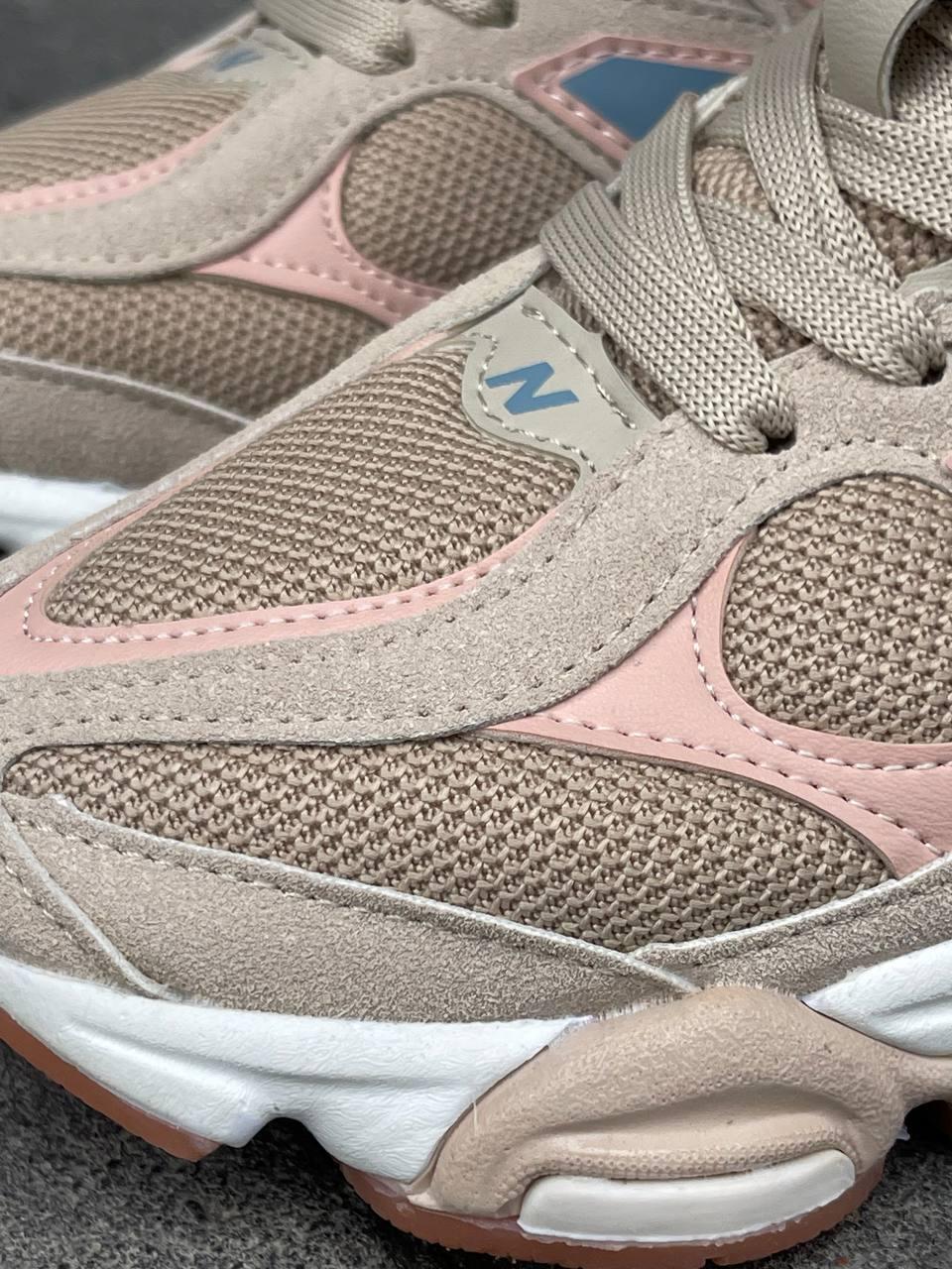 New Balance 9060 Beige Pink Blue
