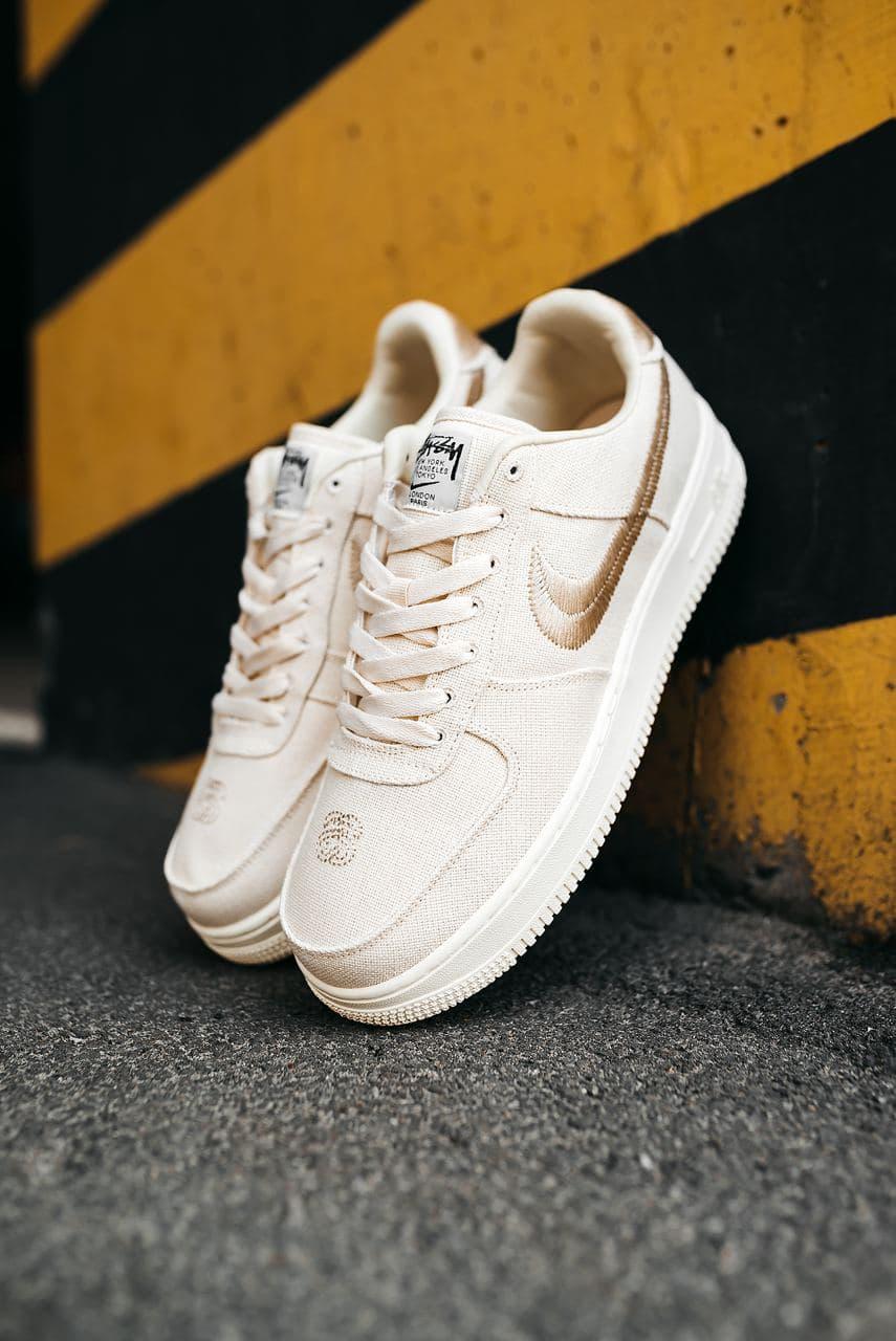 Nike Air Force 1 Fossil Stussy