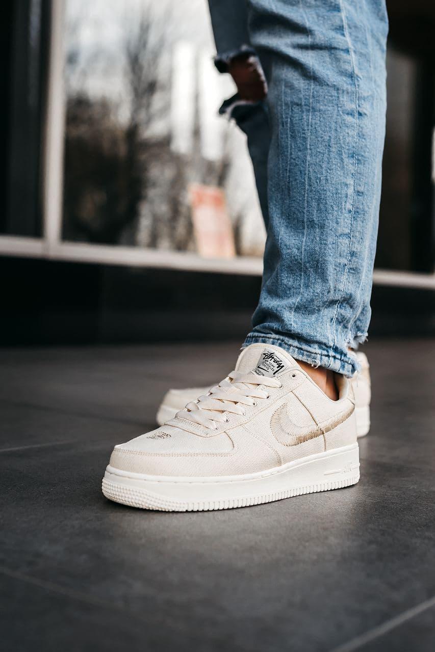 Nike Air Force 1 Fossil Stussy