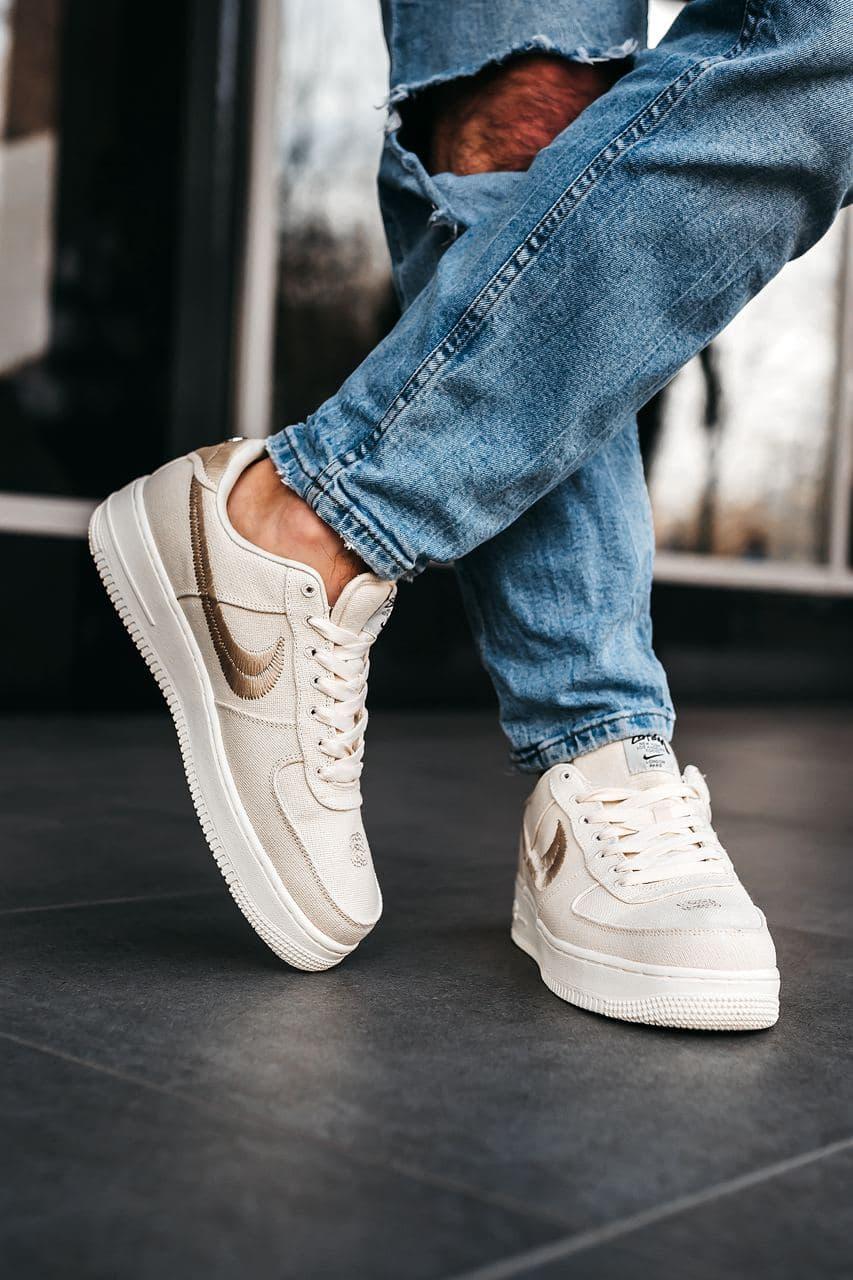 Nike Air Force 1 Fossil Stussy