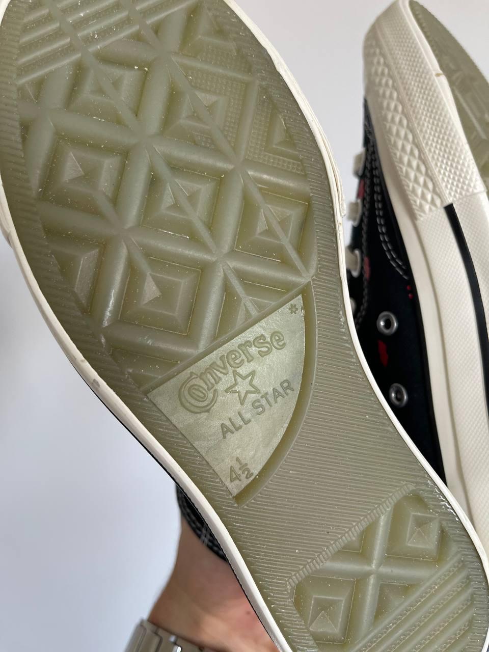 Converse Chuck 70 Embroidered Lips Black