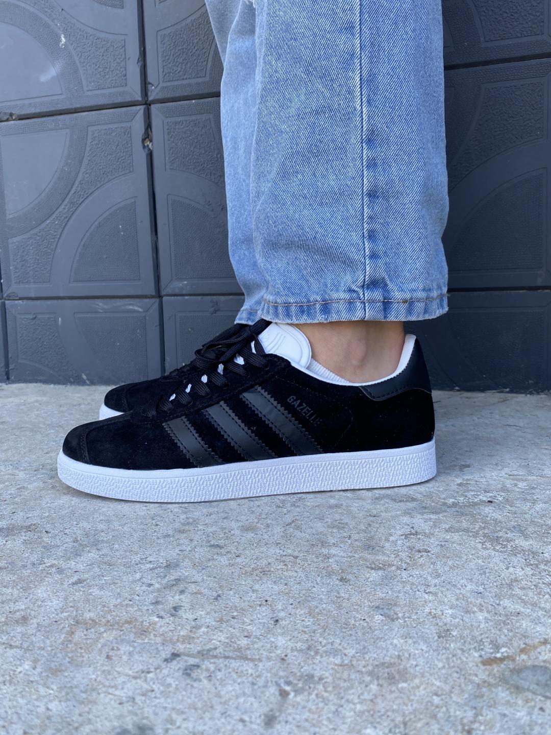 Adidas Gazelle Black White