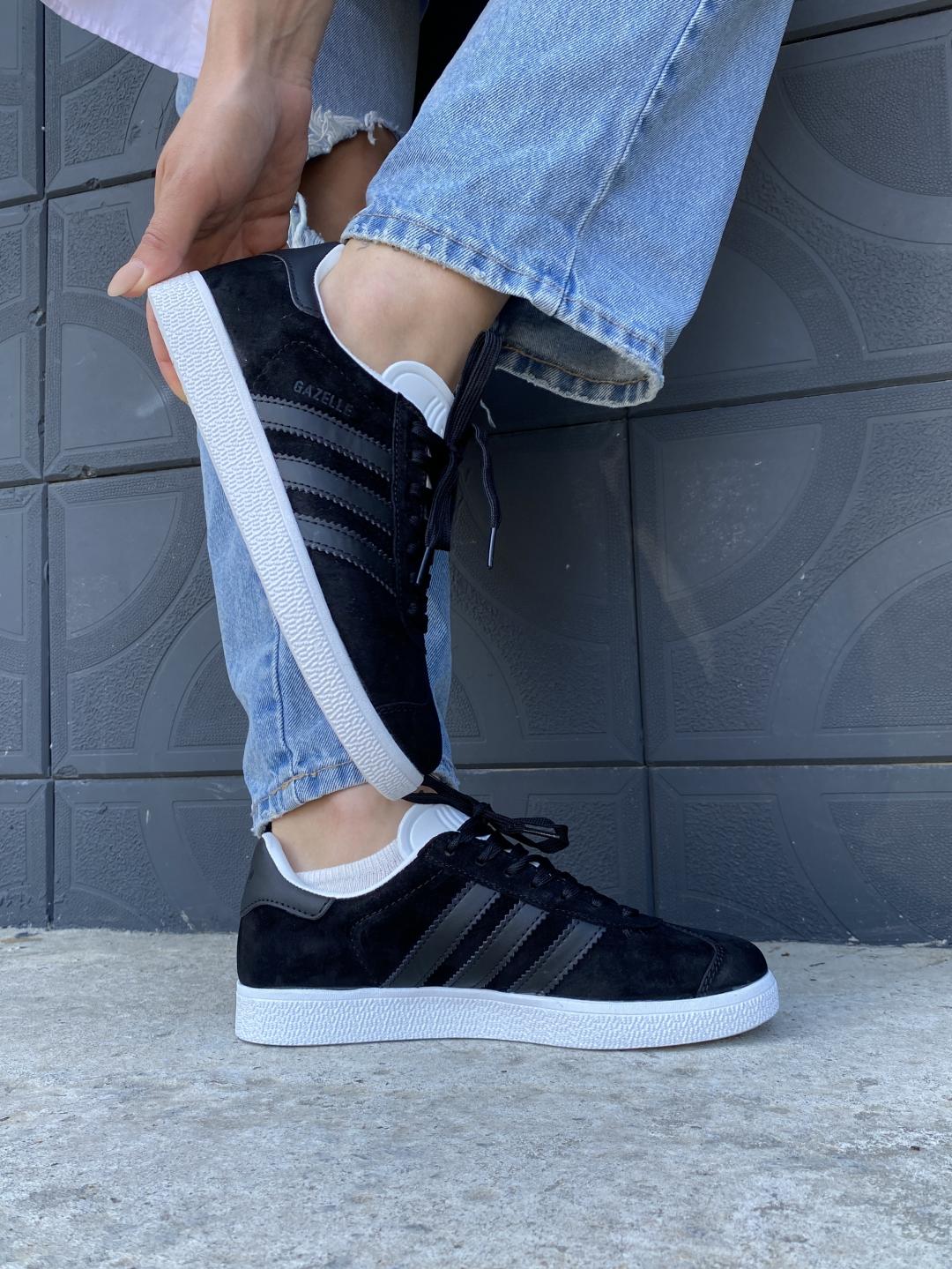 Adidas Gazelle Black White