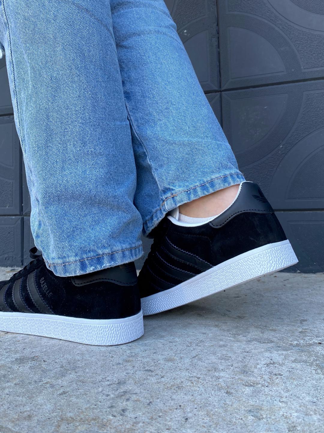 Adidas Gazelle Black White