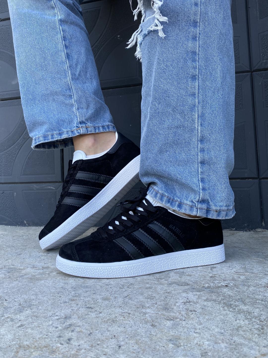 Adidas Gazelle Black White