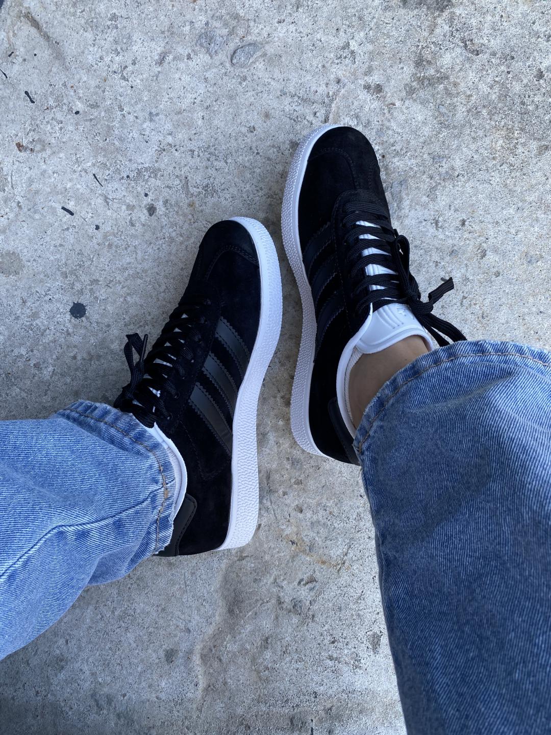 Adidas Gazelle Black White