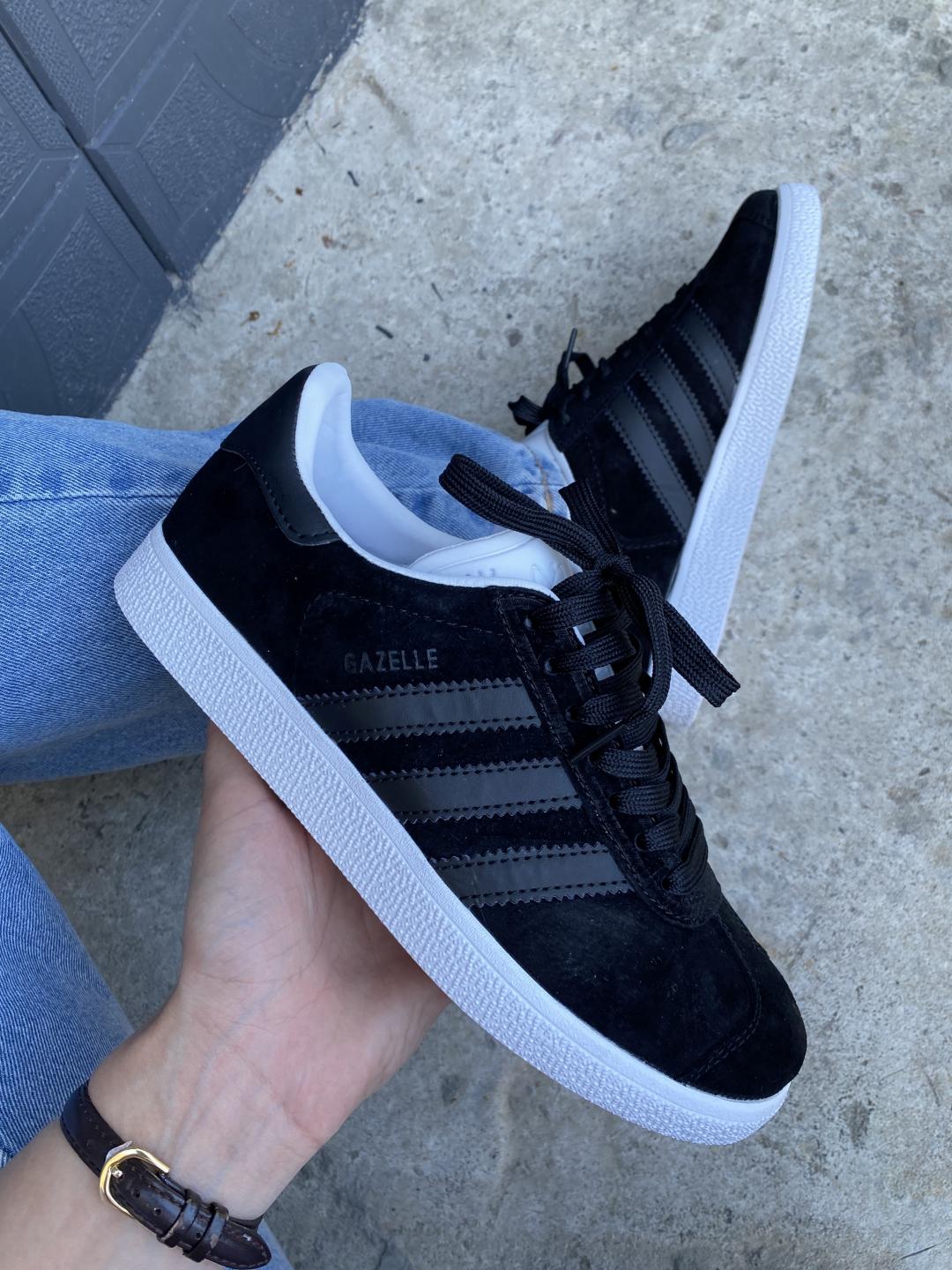 Adidas Gazelle Black White