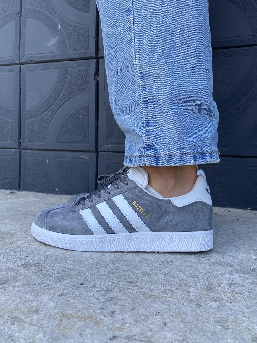 Adidas Gazelle Grey White