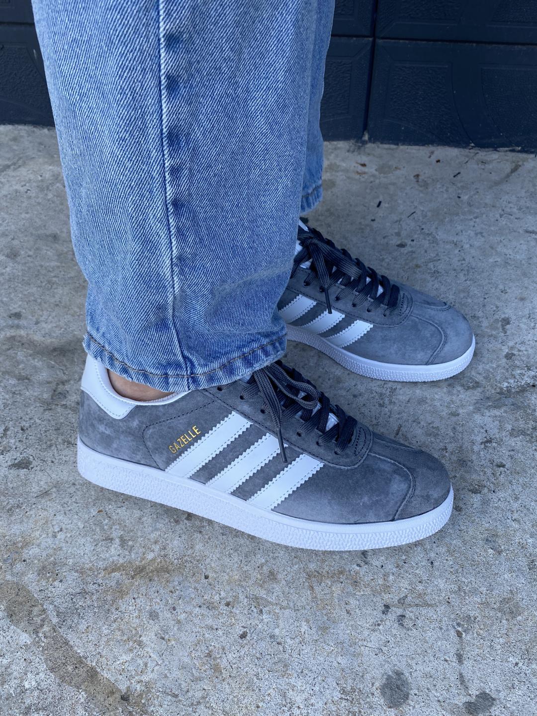 Adidas Gazelle Grey White