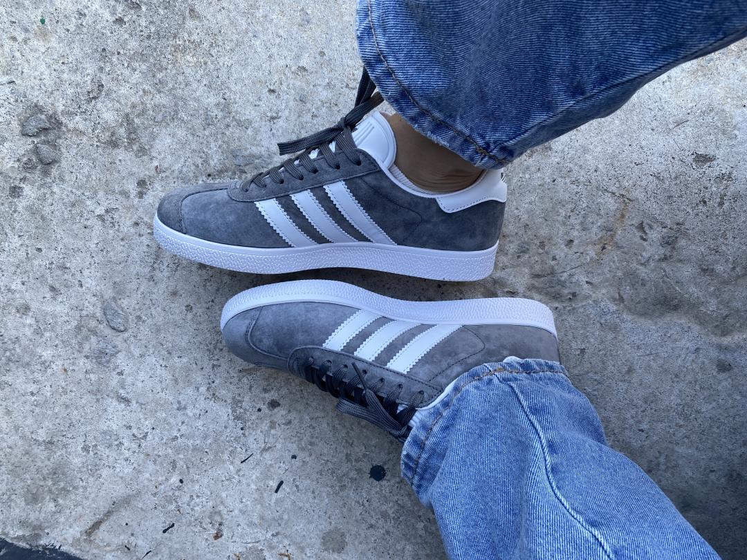 Adidas Gazelle Grey White