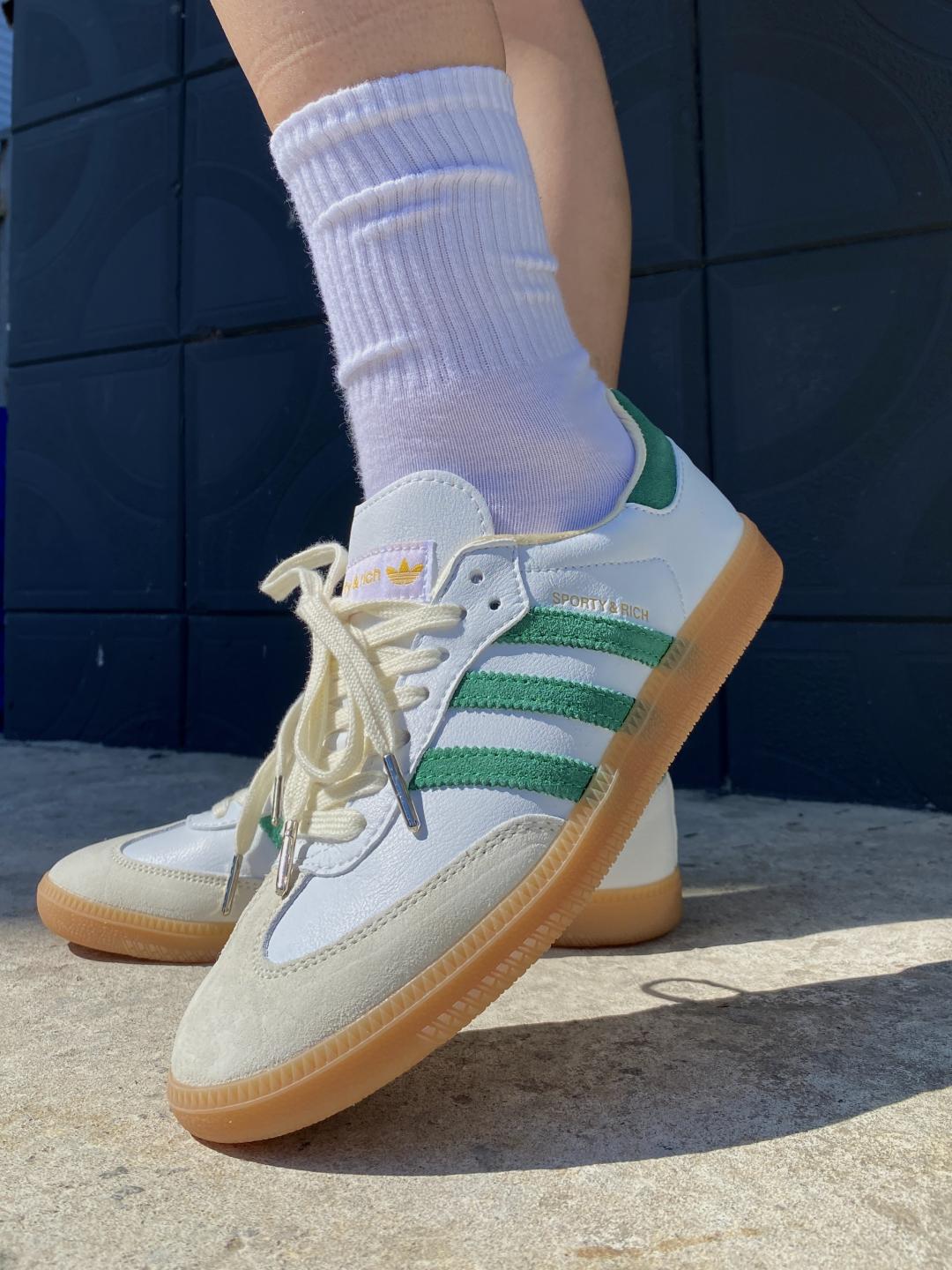Adidas Samba OG Sporty & Rich White Green