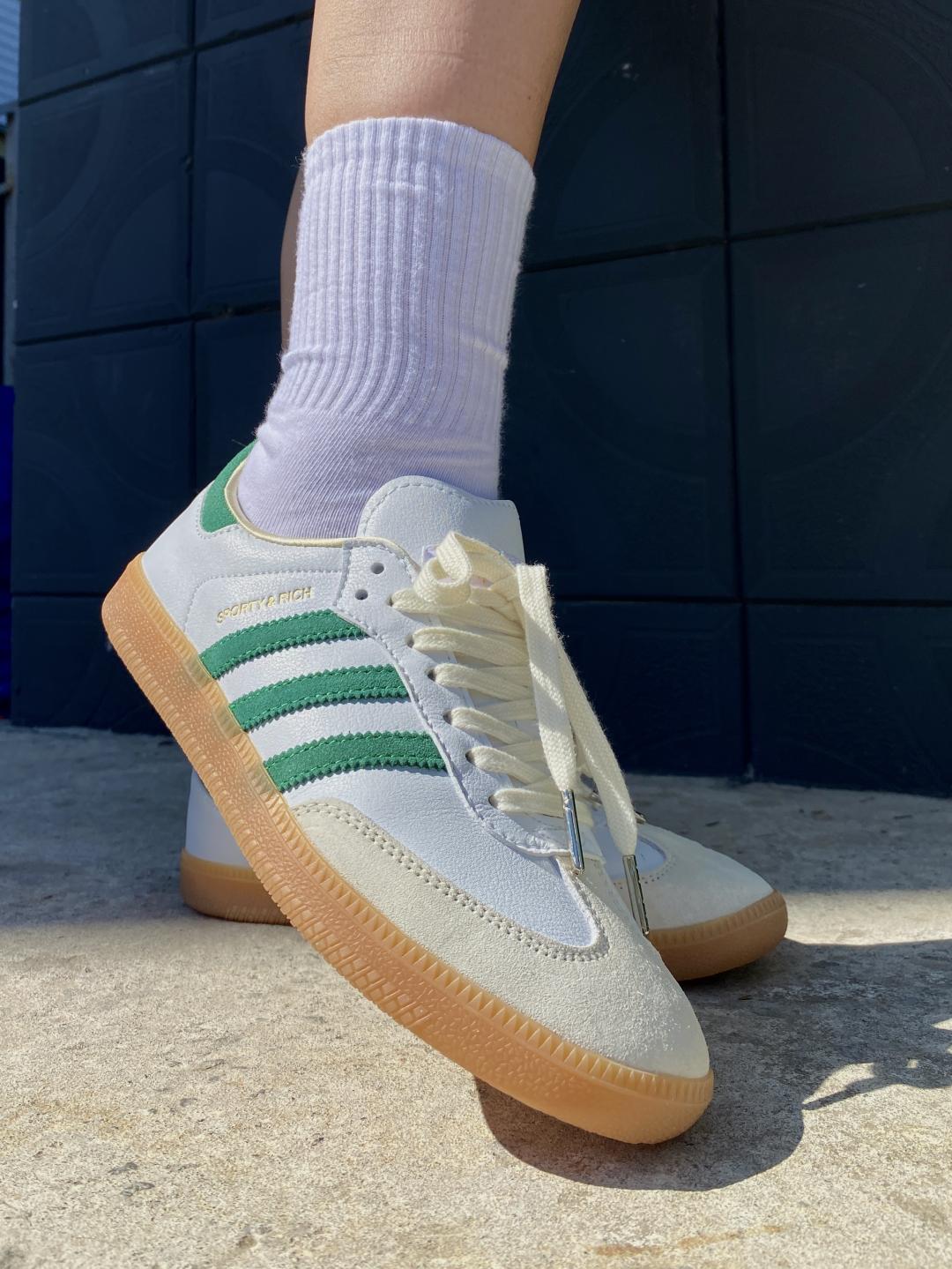 Adidas Samba OG Sporty & Rich White Green