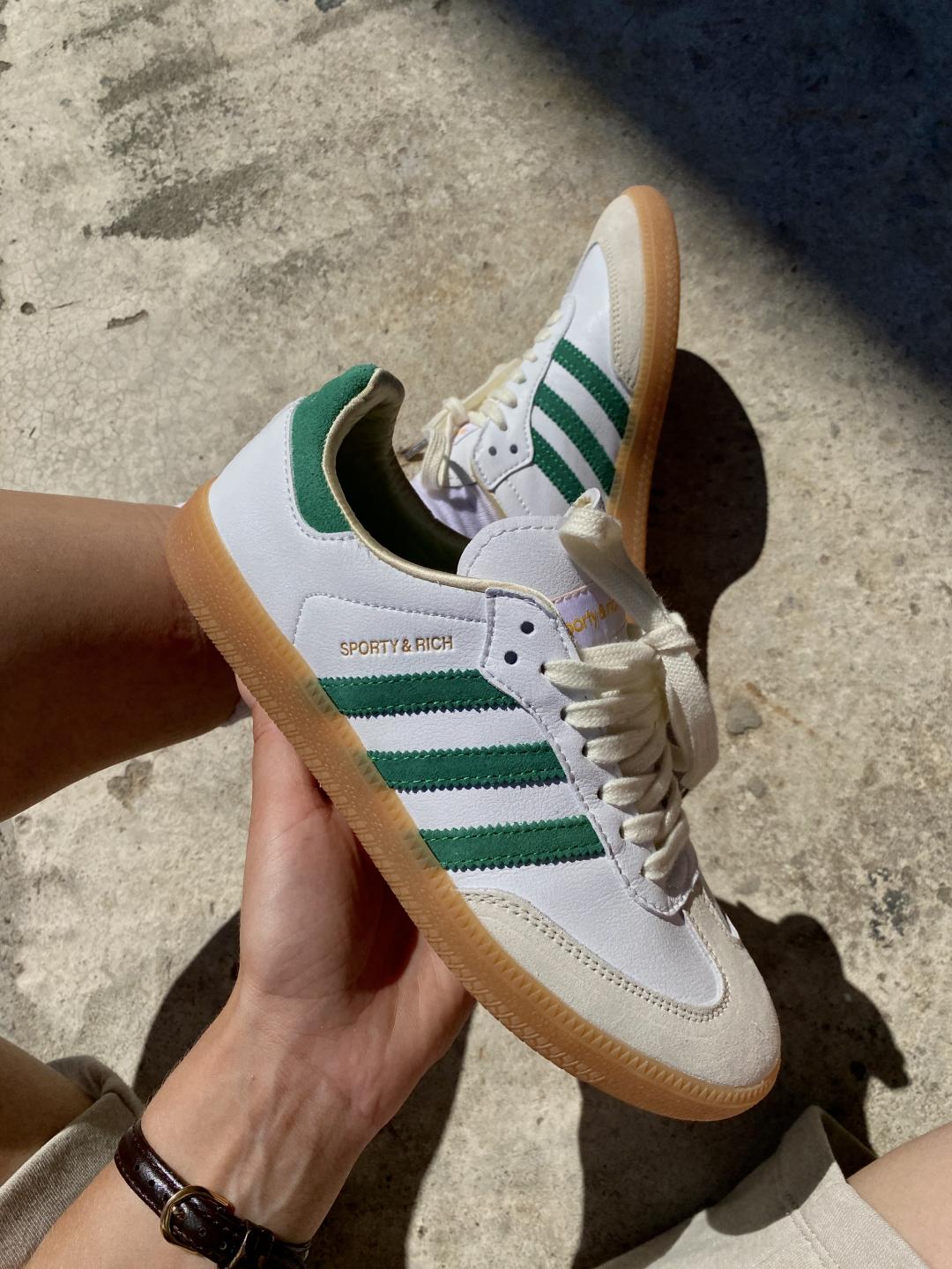 Adidas Samba OG Sporty & Rich White Green