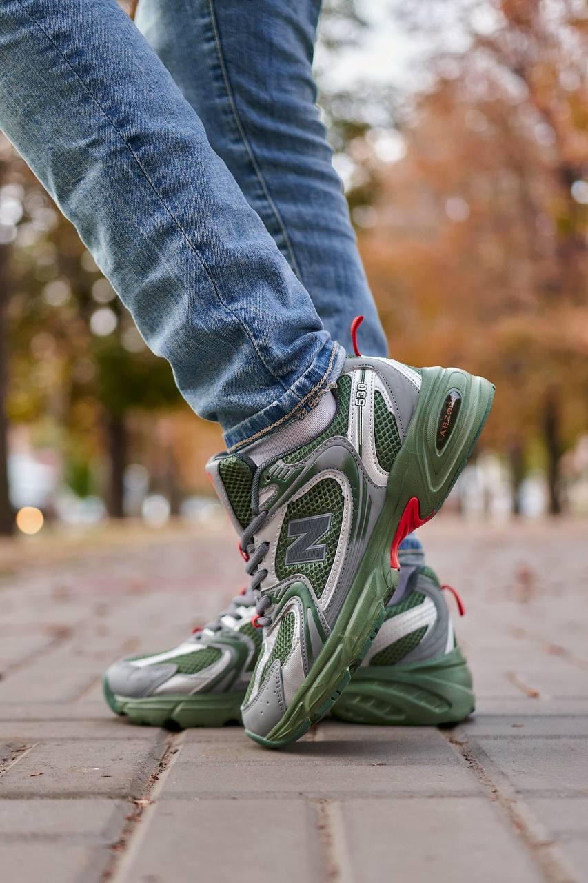 New Balance 530 Green Silver v2