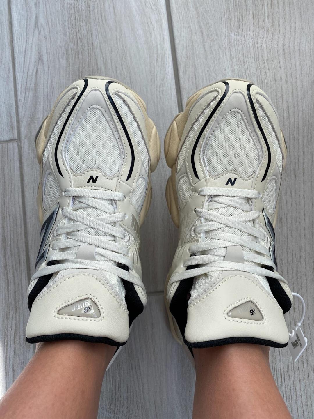 New Balance 9060 Cream Black