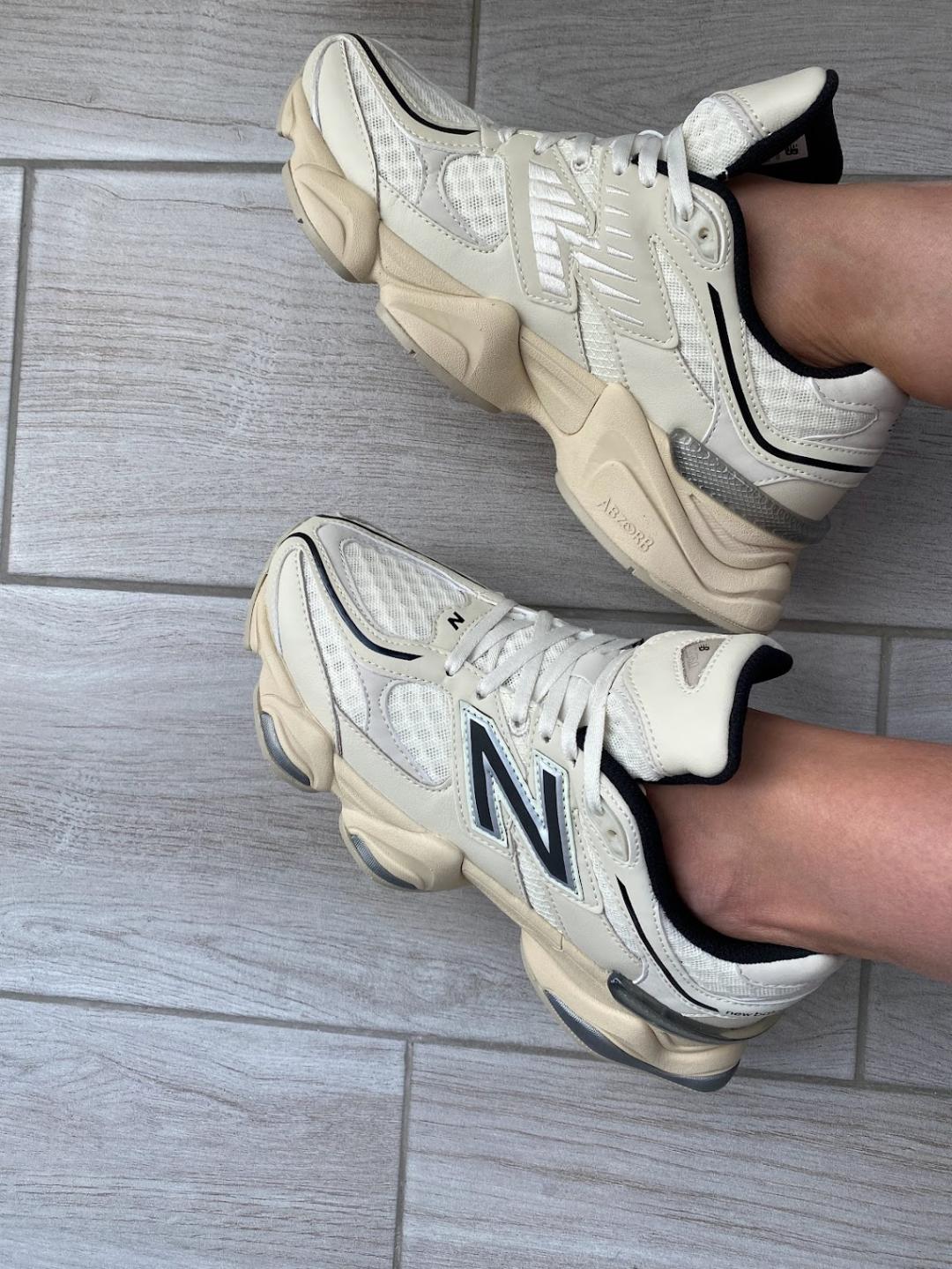 New Balance 9060 Cream Black