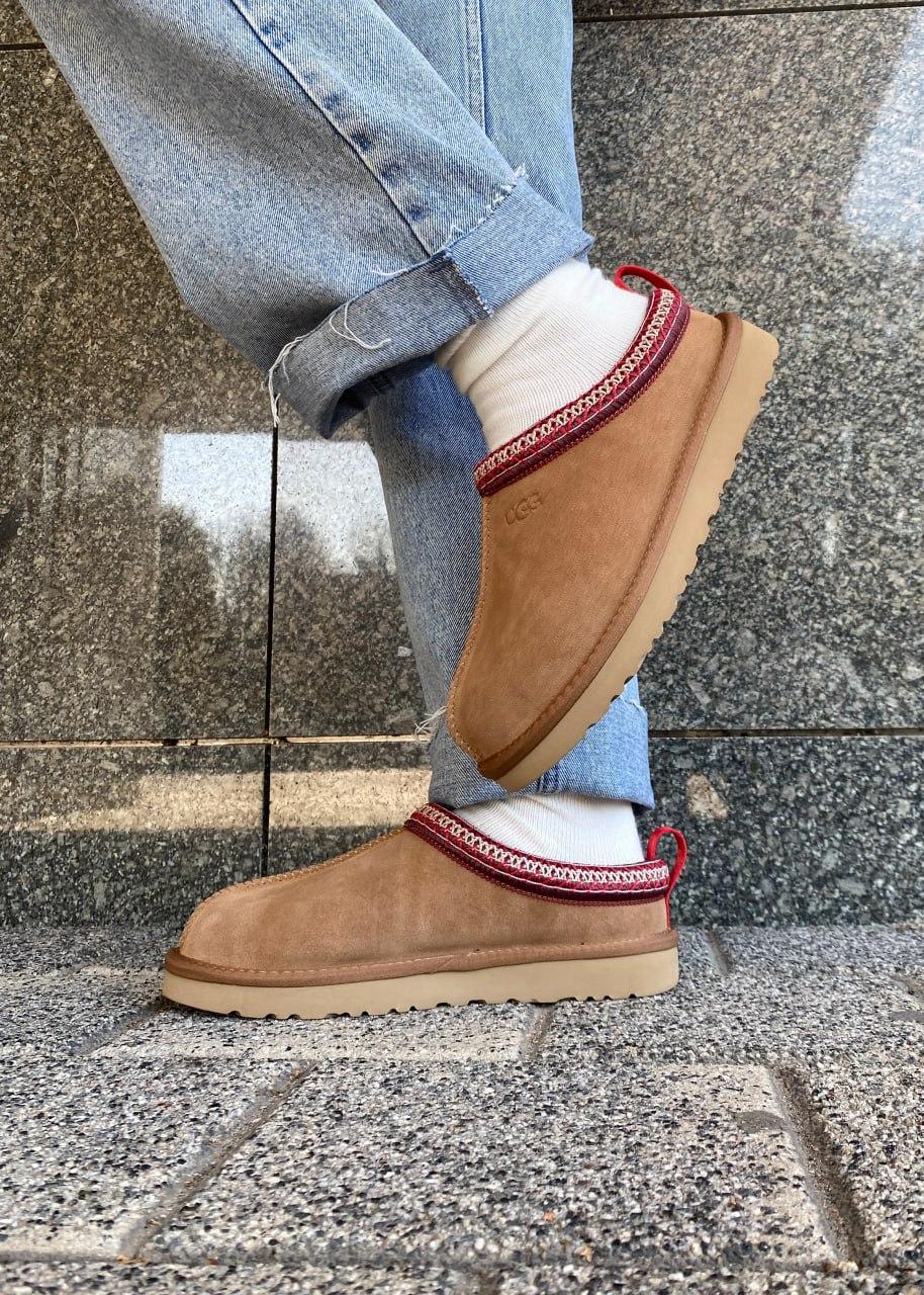 Ugg Tasman Chestnut (червона вишивка)