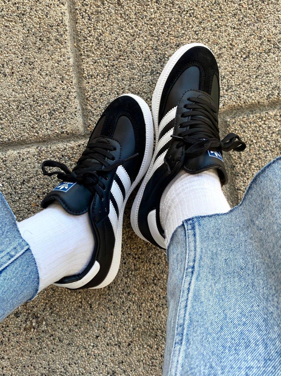 Adidas Samba Low Black White