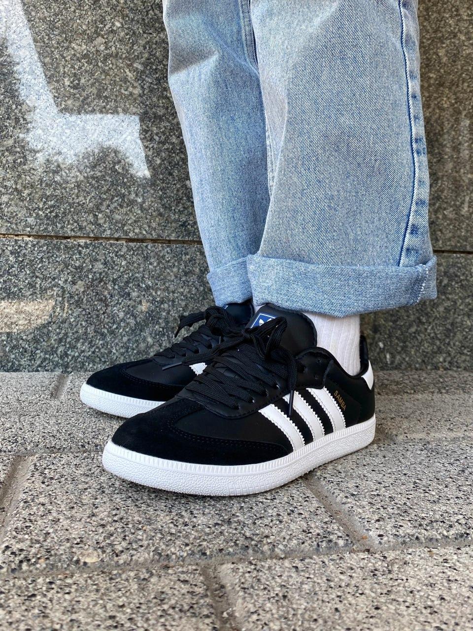 Adidas Samba Low Black White
