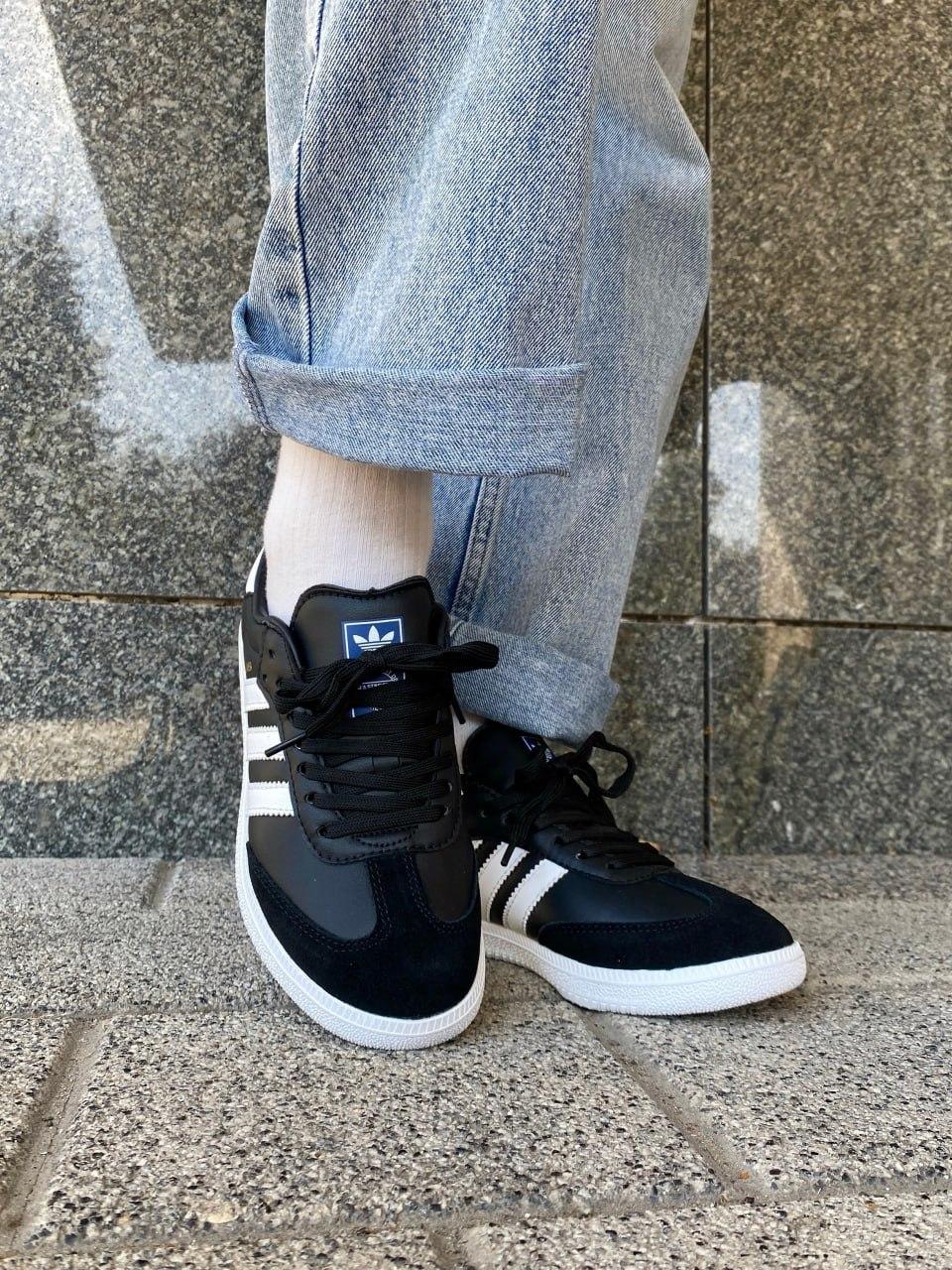 Adidas Samba Low Black White