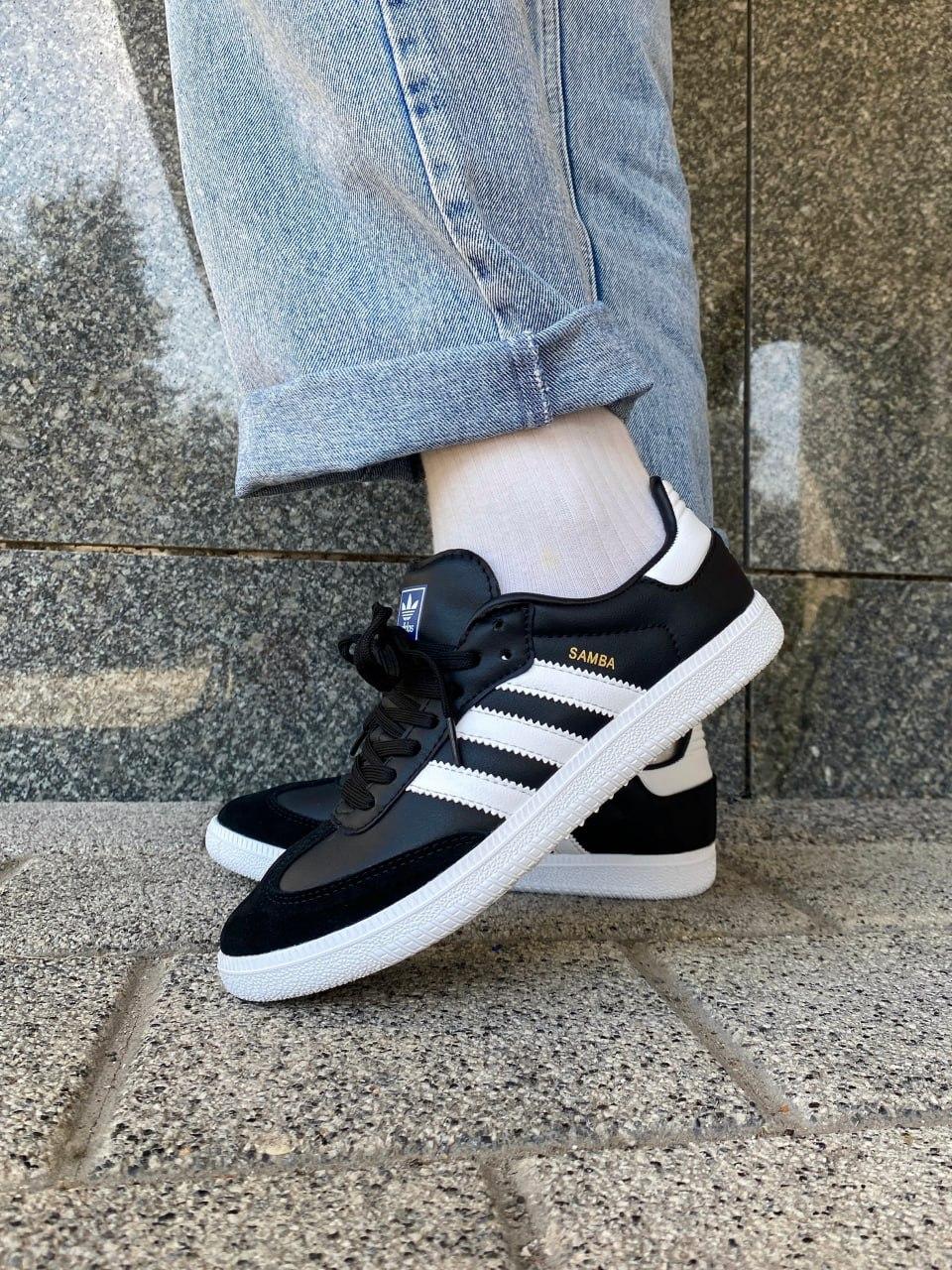 Adidas Samba Low Black White