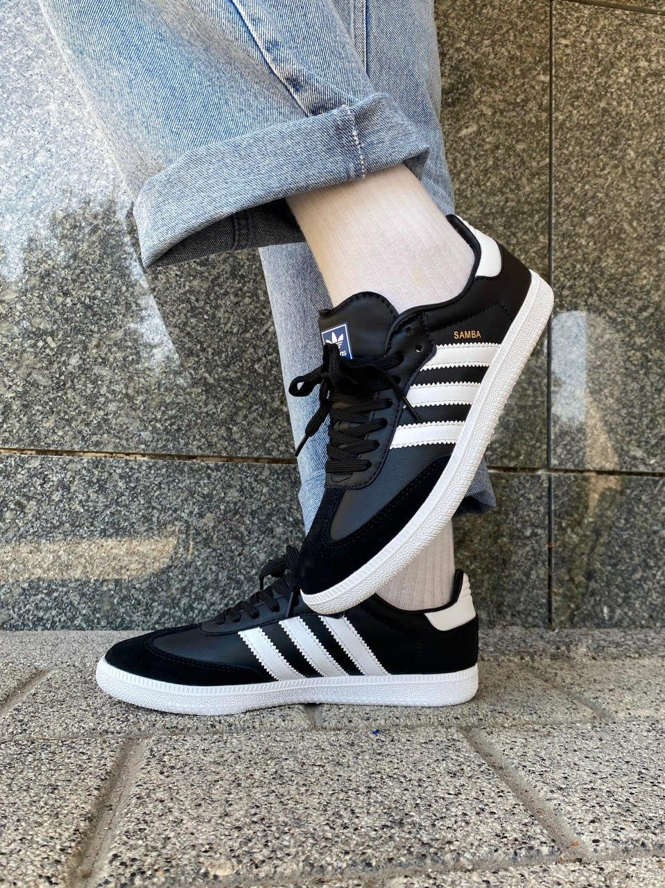Adidas Samba Low Black White