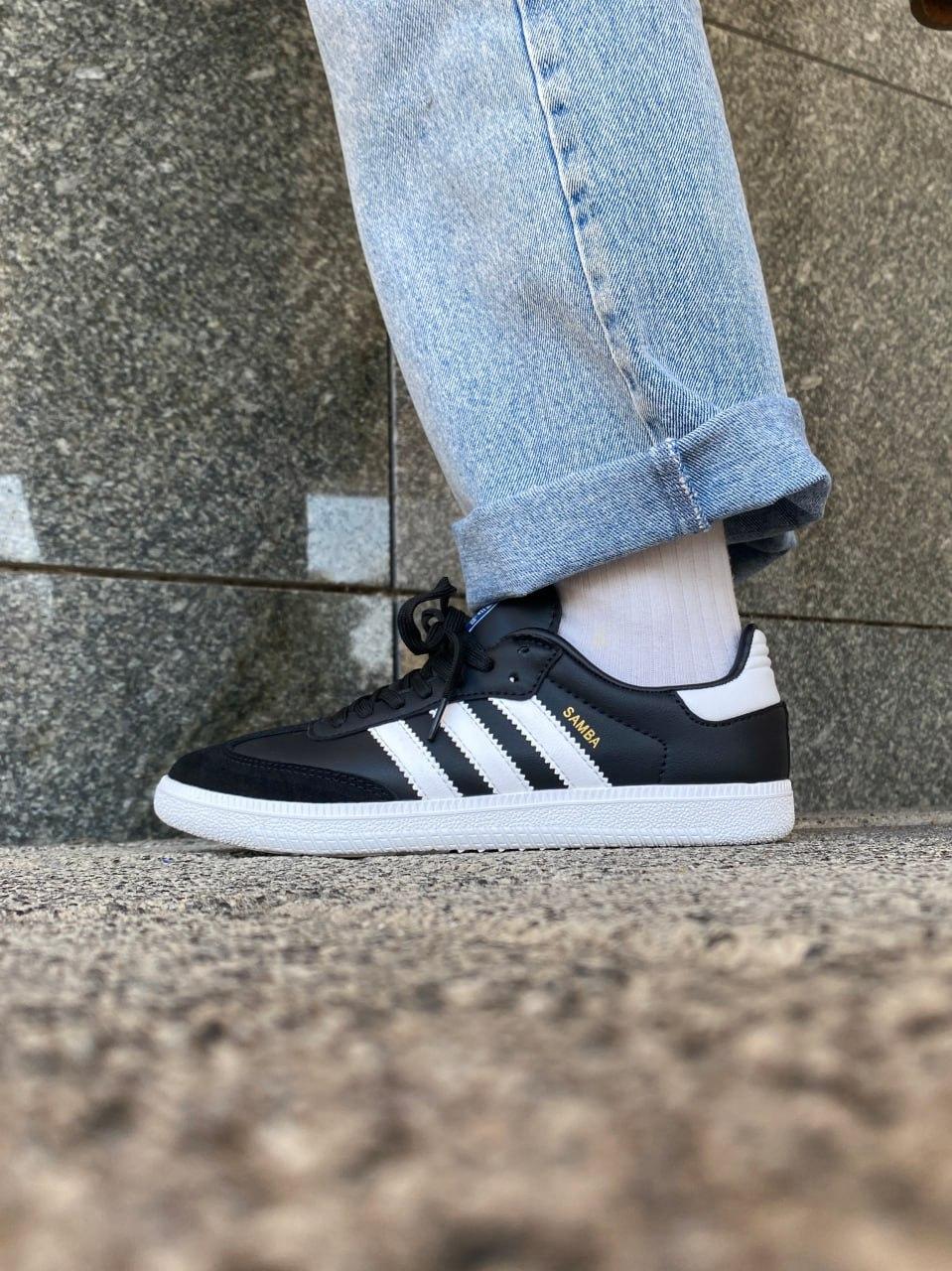 Adidas Samba Low Black White