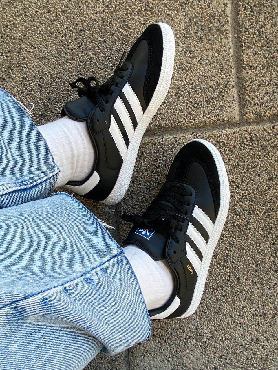 Adidas Samba Low Black White