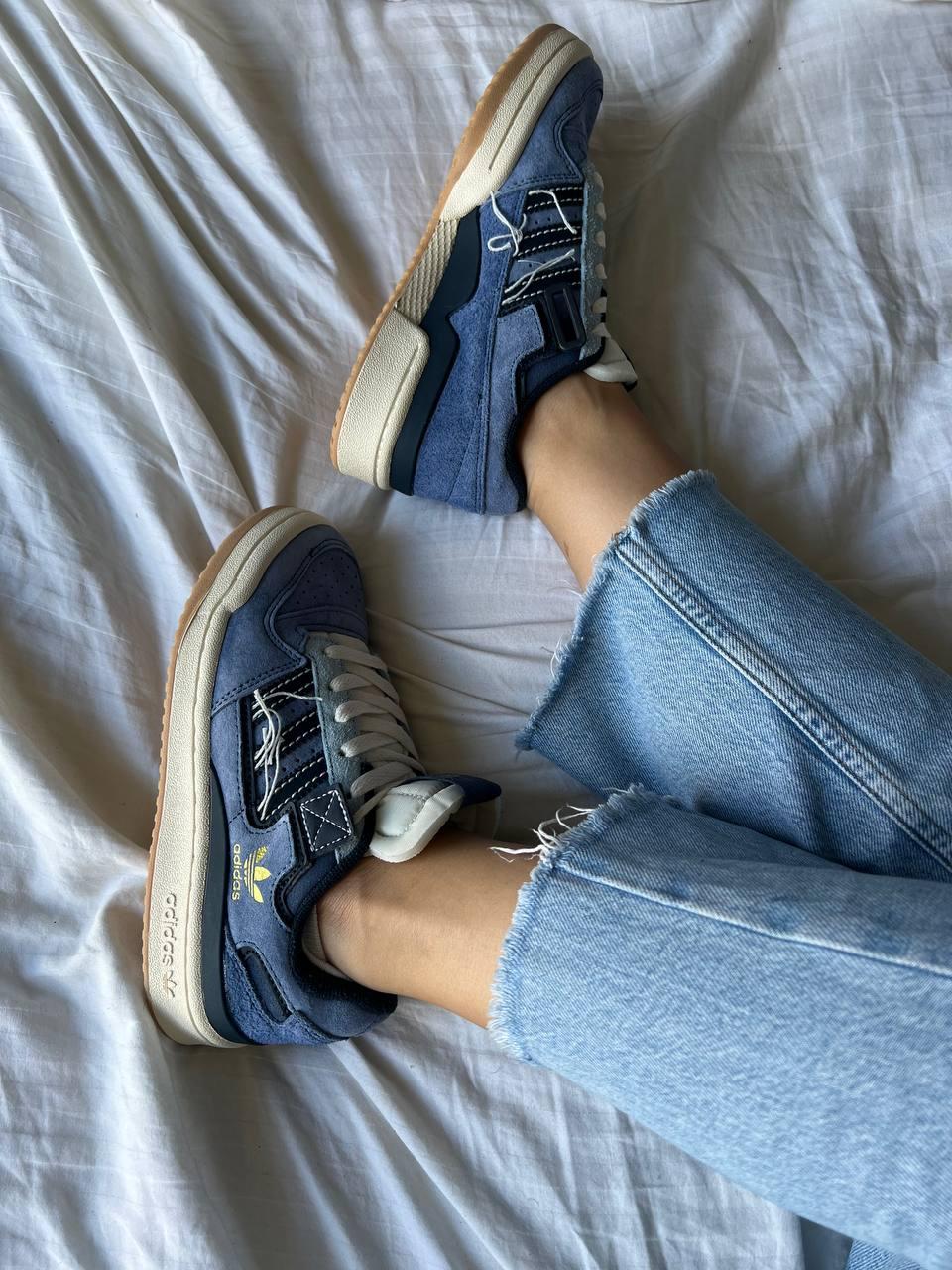 Adidas Forum 84 Low Blue Denim Gum